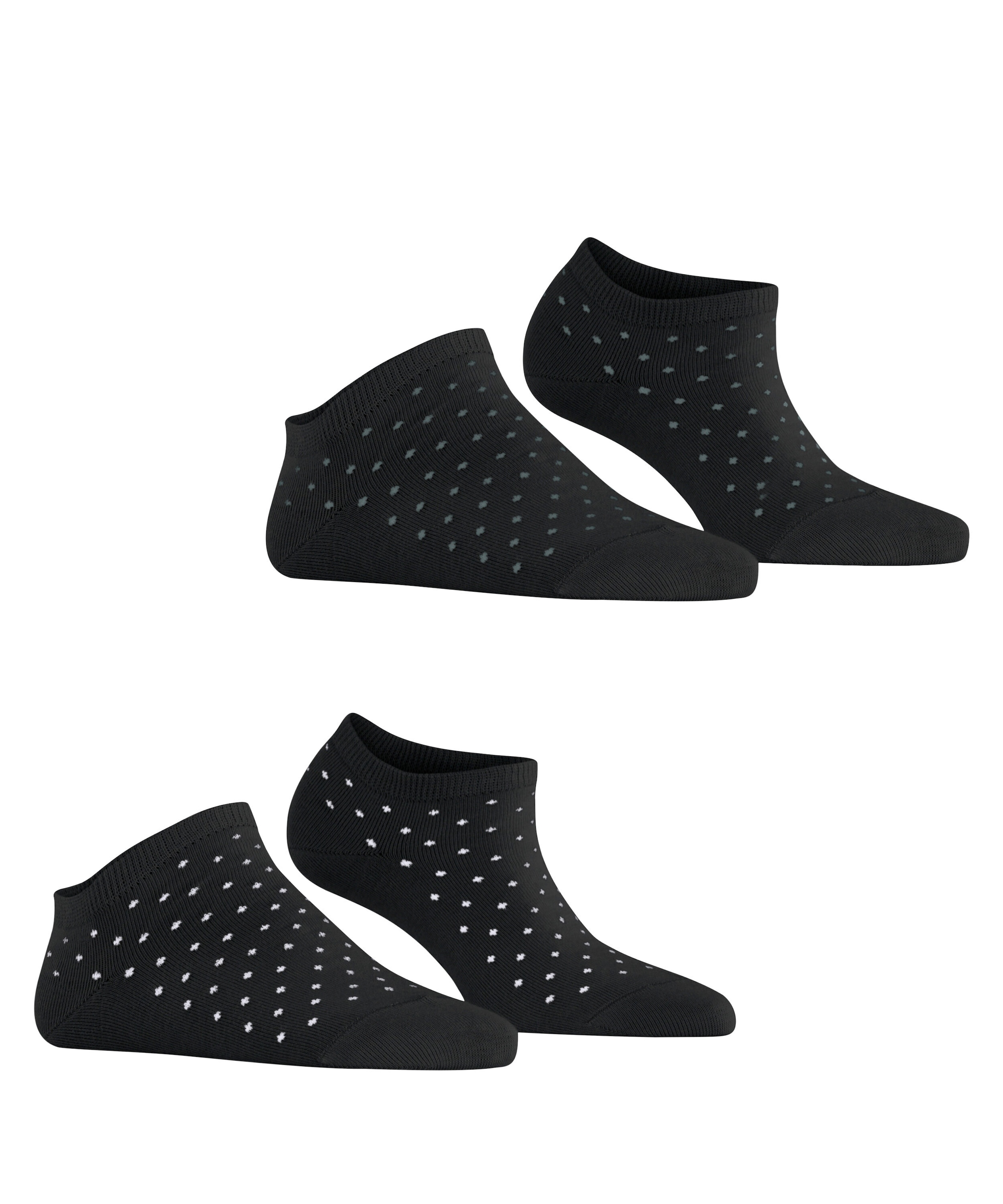 Esprit Sneakersocken »Fine Dot« 2 Paar,  Punktemuster, schmales Bündchen, Polka Dots