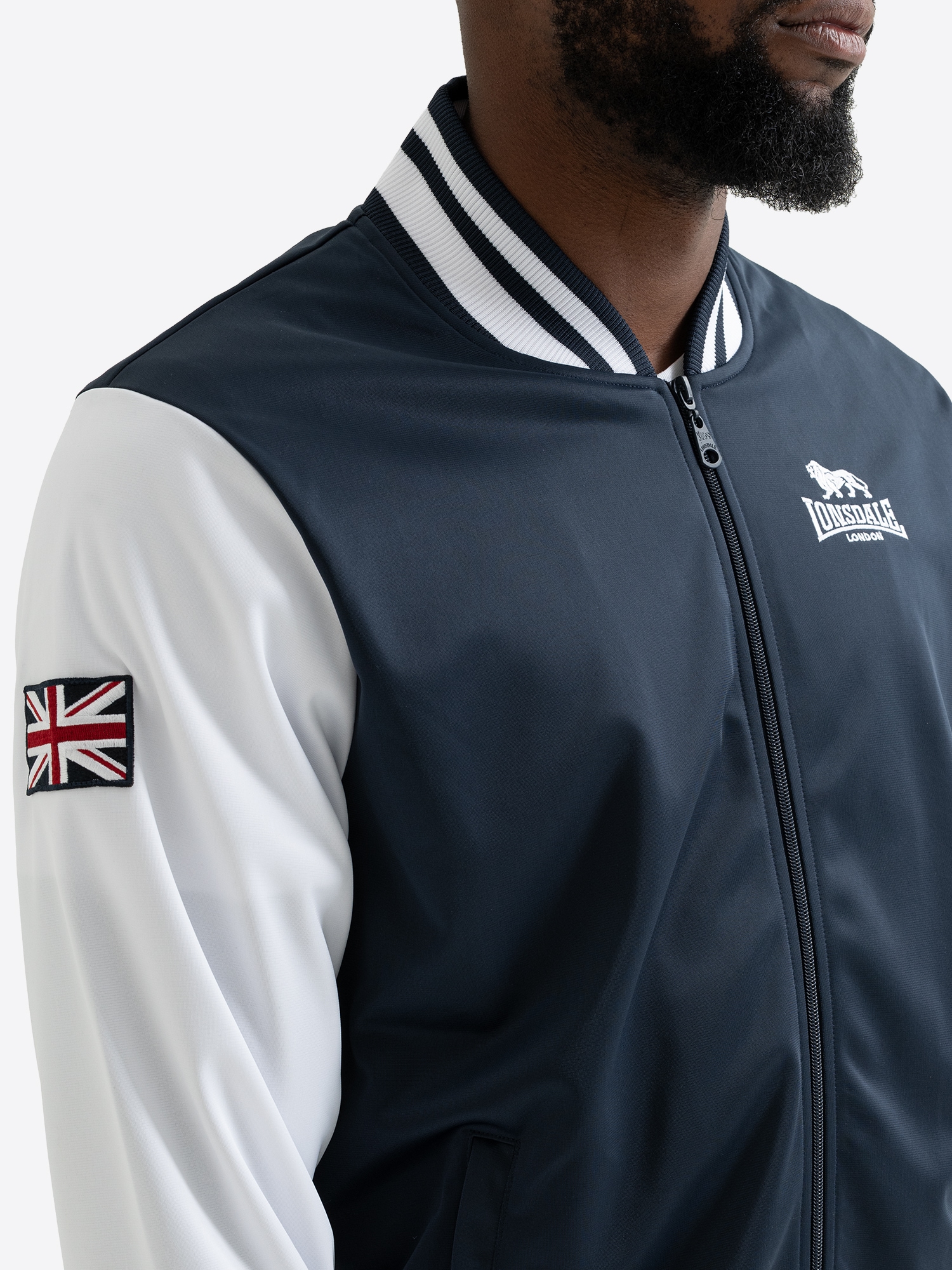 Lonsdale Trainingsjacke »ELTHAM« mit Reißverschluss, aus Polyester, normale Passform