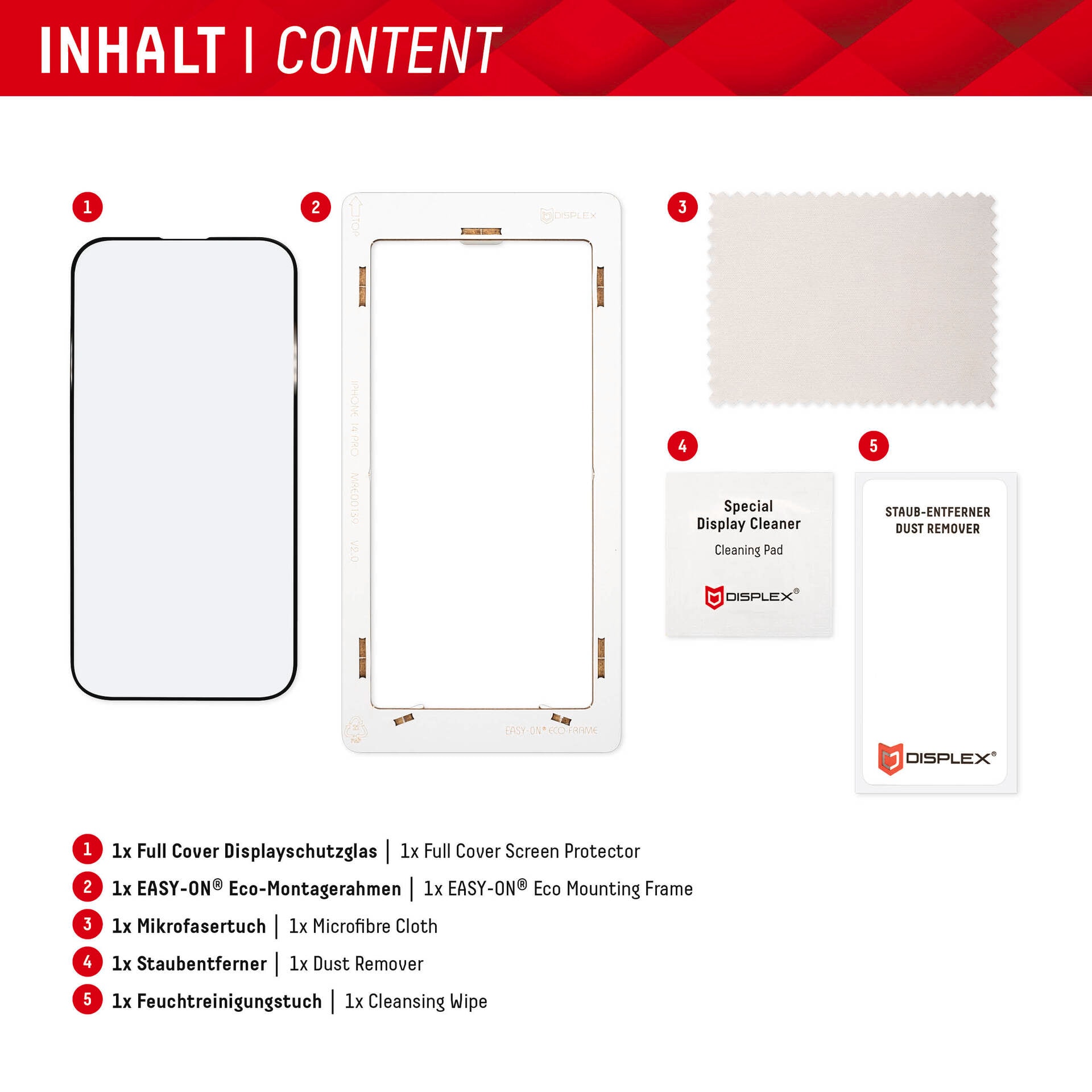 Displex Displayschutzglas »Real Glass 3D Screen Protection«, für Samsung Galaxy S23 Ultra, Displayschutzfolie, Schutzfolie, Bildschirmschutz, kratz- & stoßfest