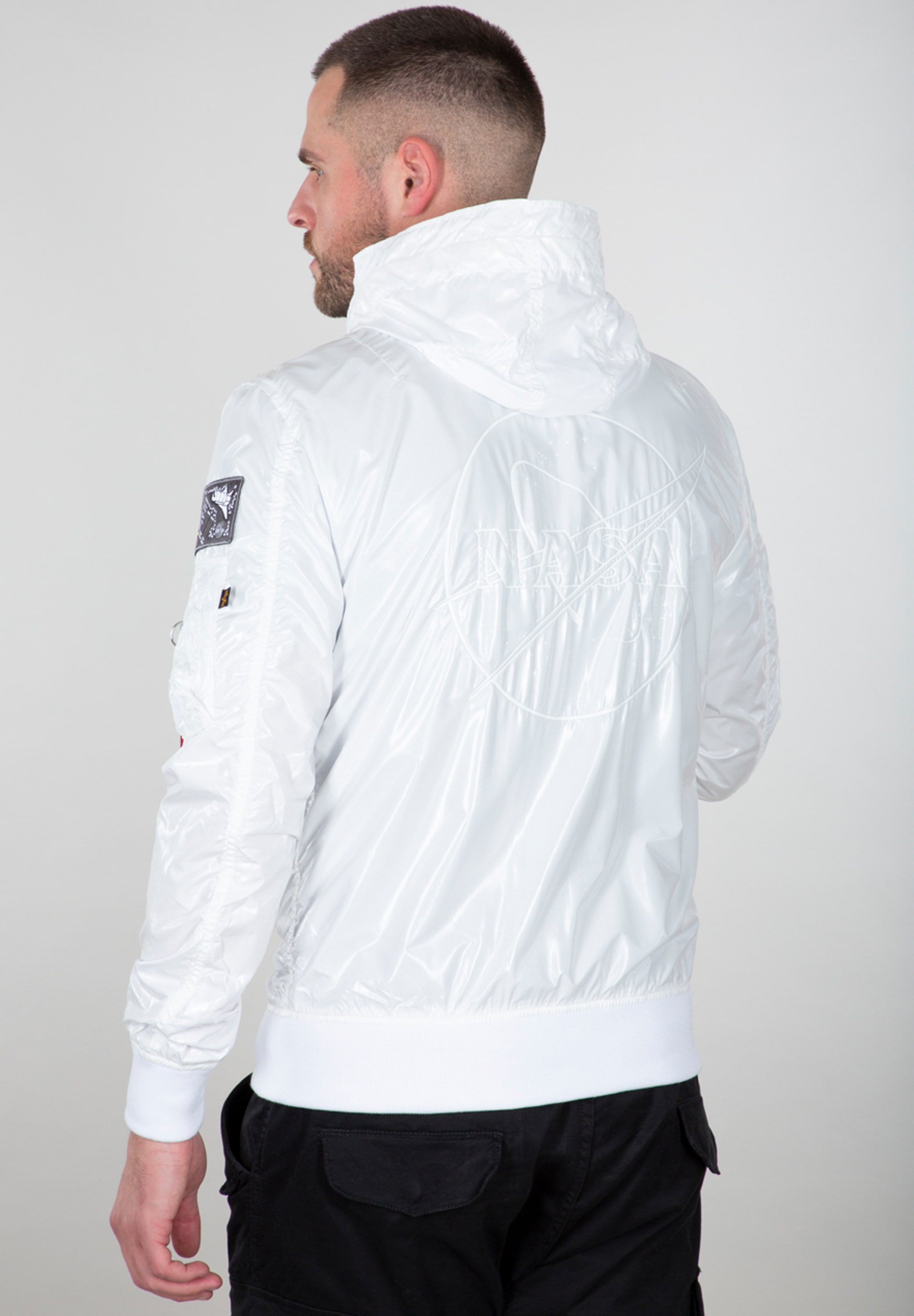 Alpha Industries Bomberjacke »Alpha Industries Men - Bomber Jackets MA-1 LW Hooded NASA«