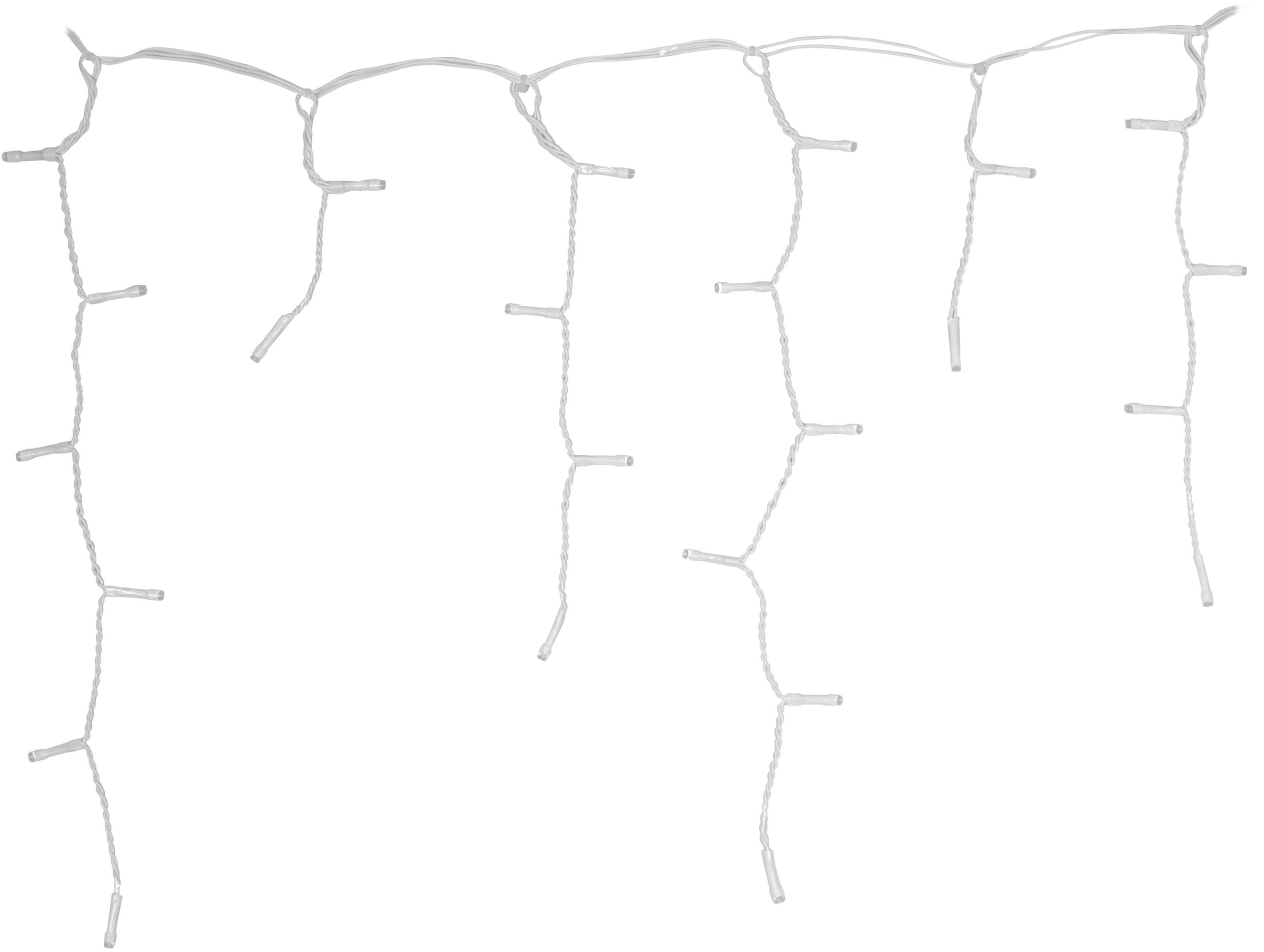 my home LED-Lichterkette »Livva in 6, 12 und 24 m Kettenlänge,« 960 Stk.-flammig LED-Eisregen Lichterkette , warmweißes Licht, Timer, + 3 m Zuleitung