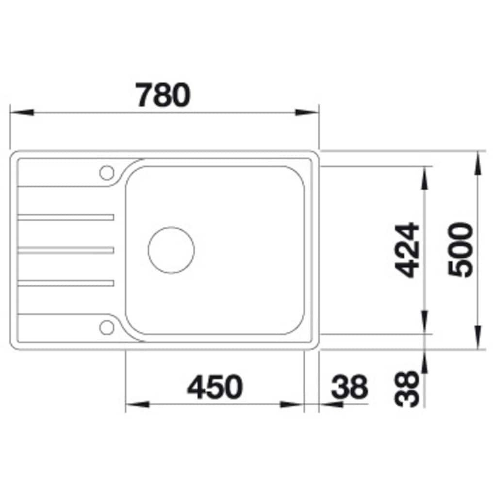 Blanco Edelstahlspüle »LEMIS XL 6 S-IF Compact«