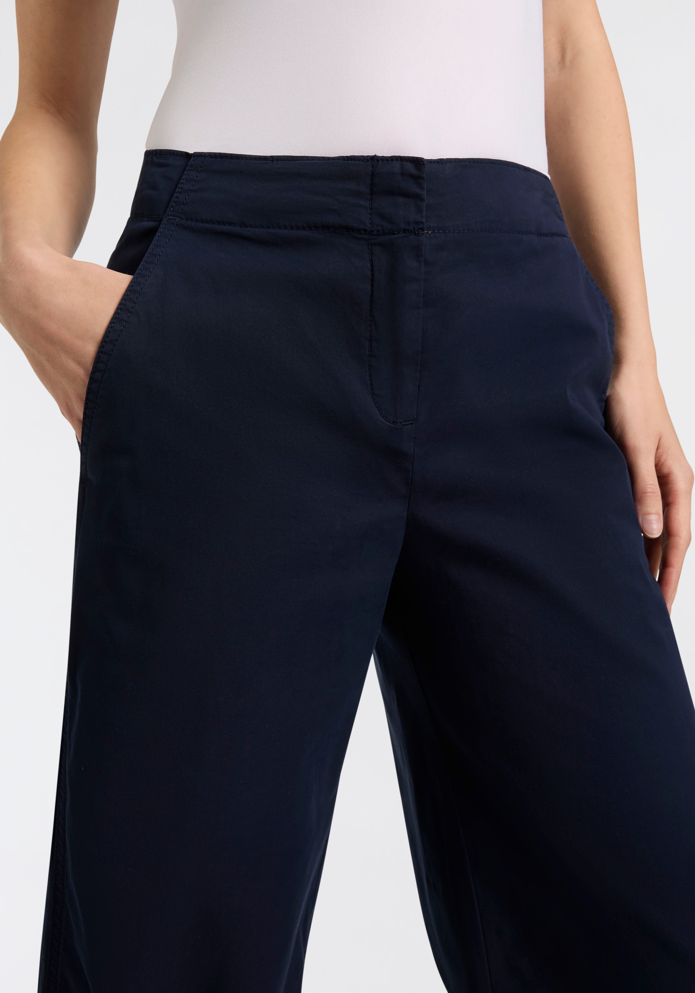 BOSS ORANGE Webhose »Tahilone Premium Damenmode«, Straight Leg mit weitem Bein