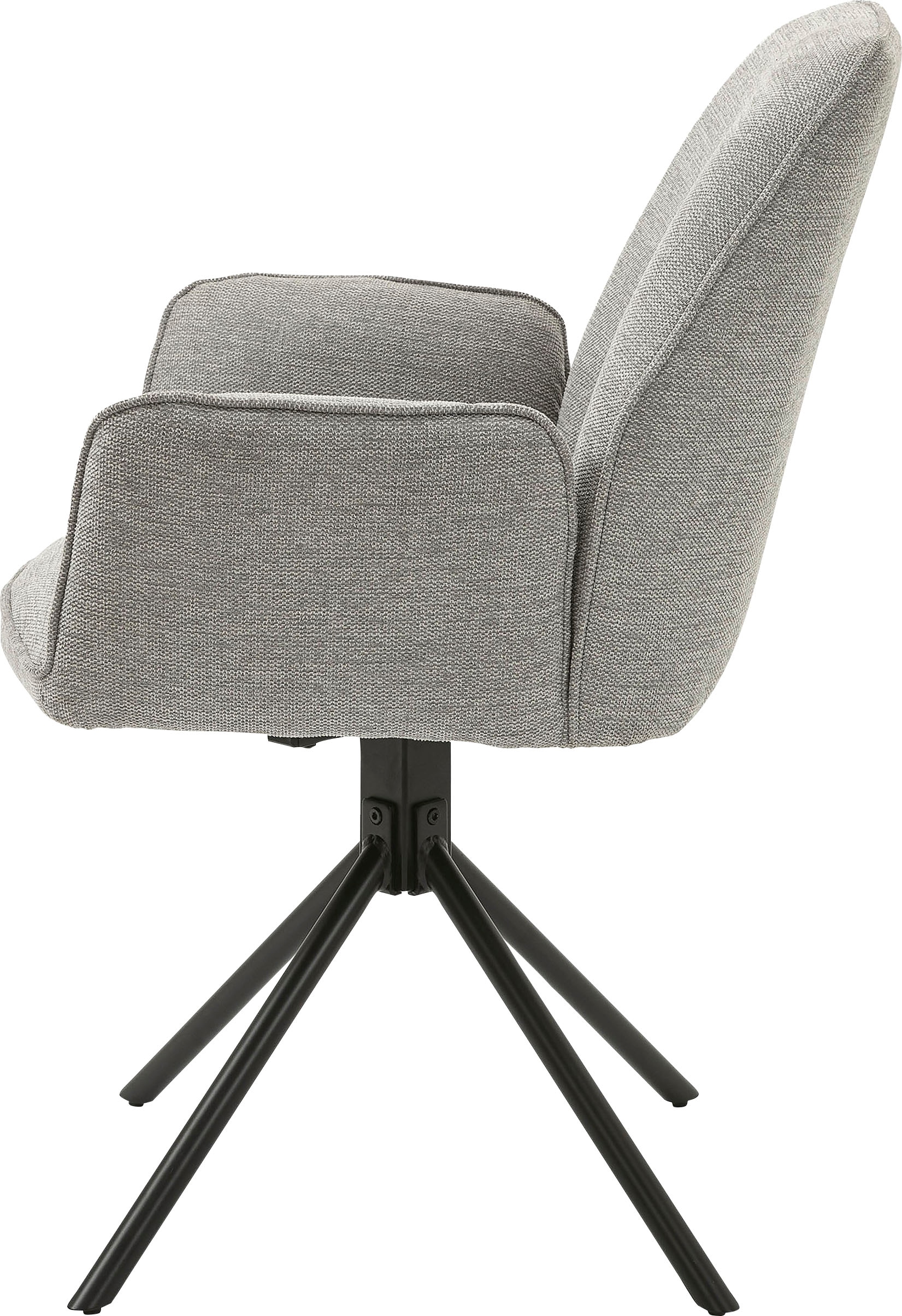 byLIVING Esszimmerstuhl »Blair«, (Set), 2 St., Webstoff, 2er-Set, 360 Grad drehbar, gemütlicher Sessel, verschiedenen Stoffe