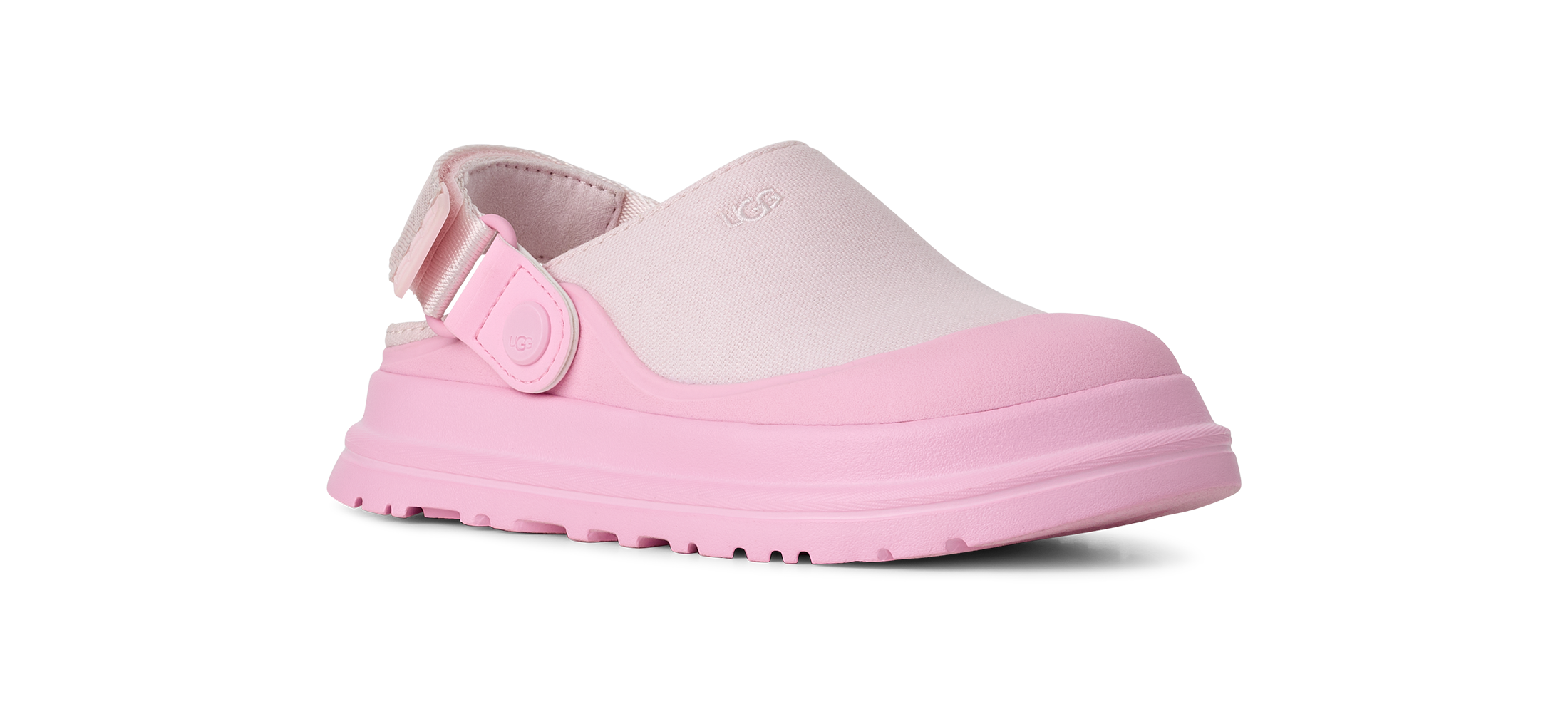 UGG Clog »GOLDENGLOW CANVAS CLOG«  Mule, Sabot mit Klettverschluss