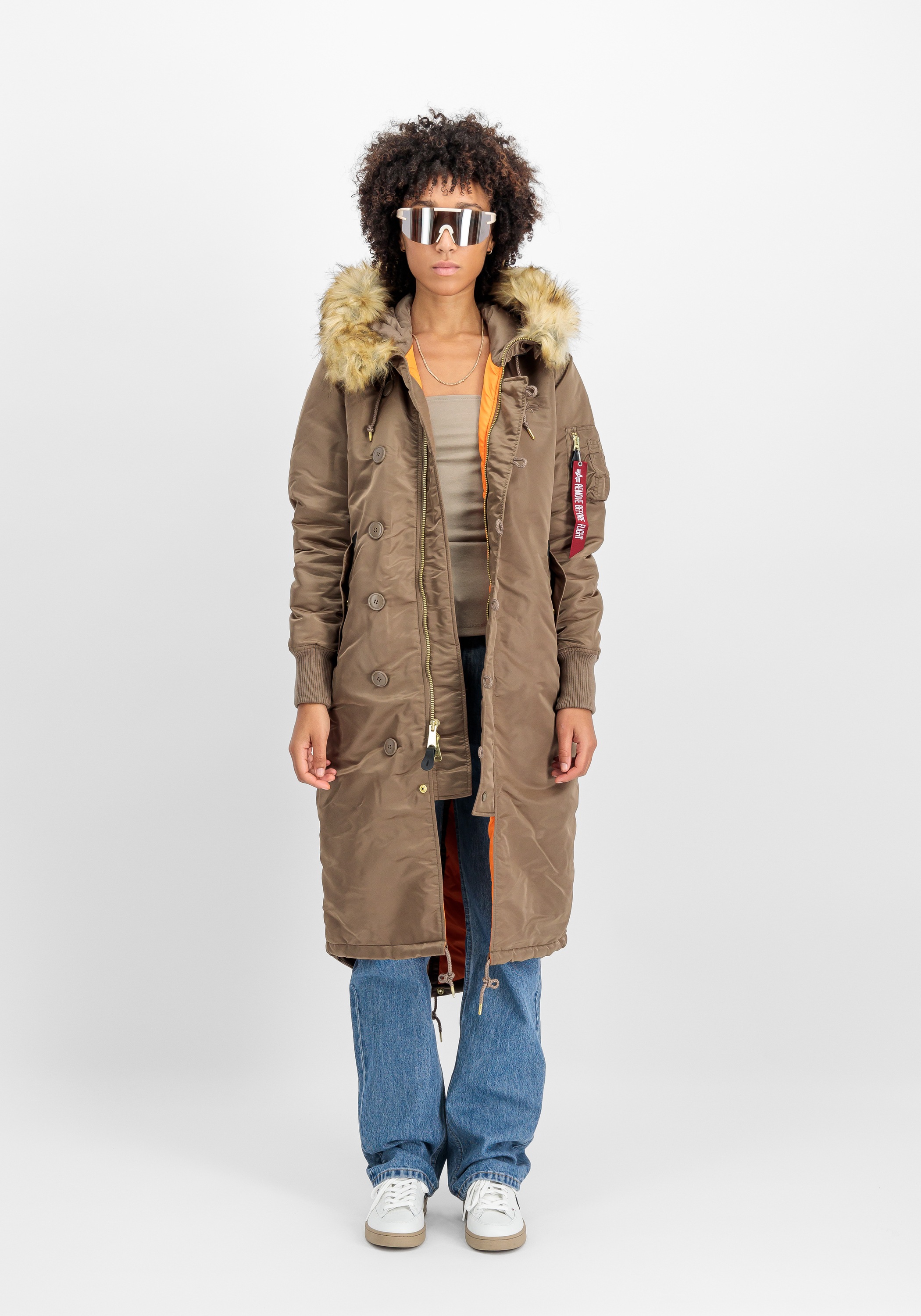 Alpha Industries Winterjacke »Alpha Industries Women - Cold Weather Jackets Long Fishtail W«