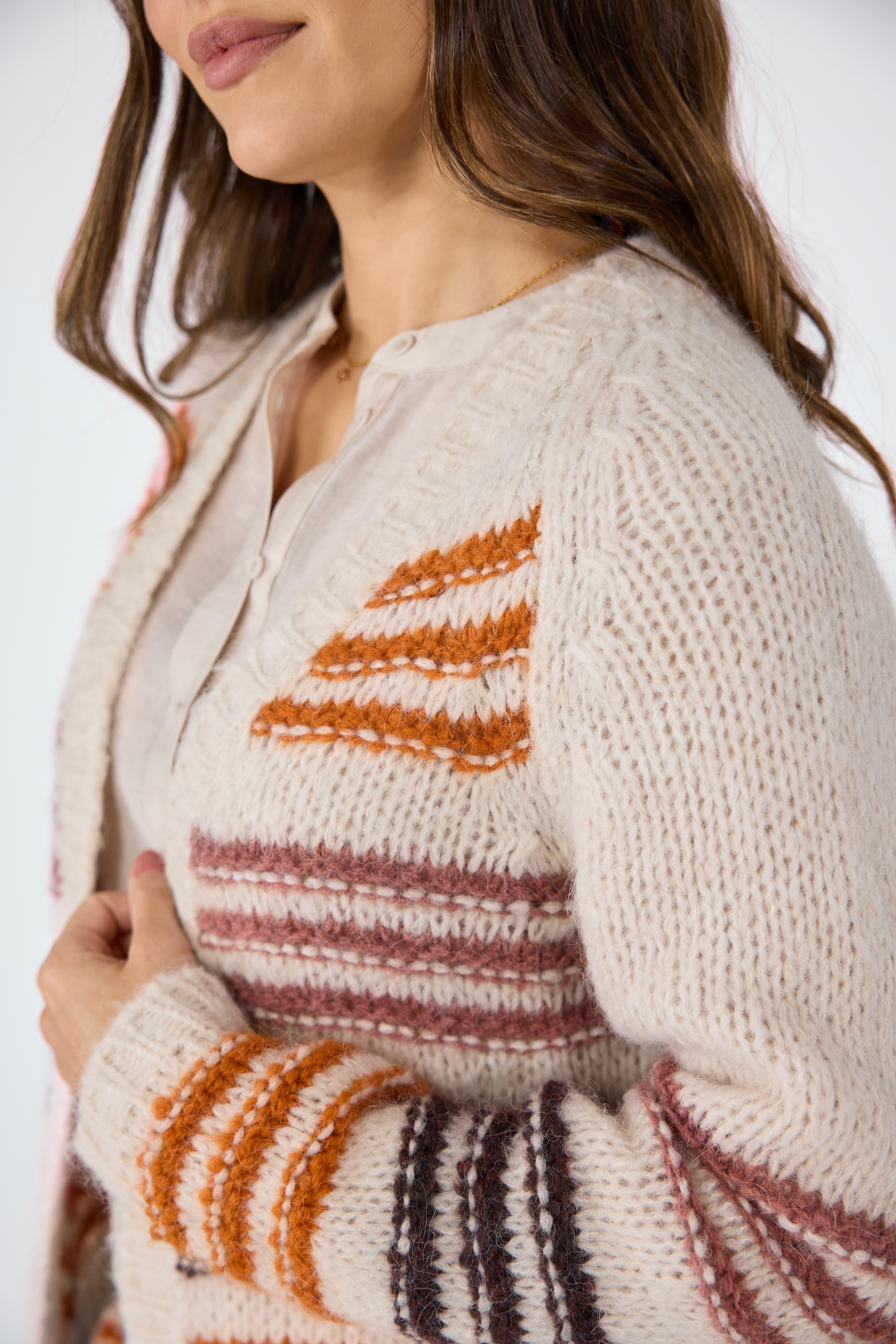 Lieblingsstück Strickjacke »LibertyL«, mit Wollanteil und Alpaka