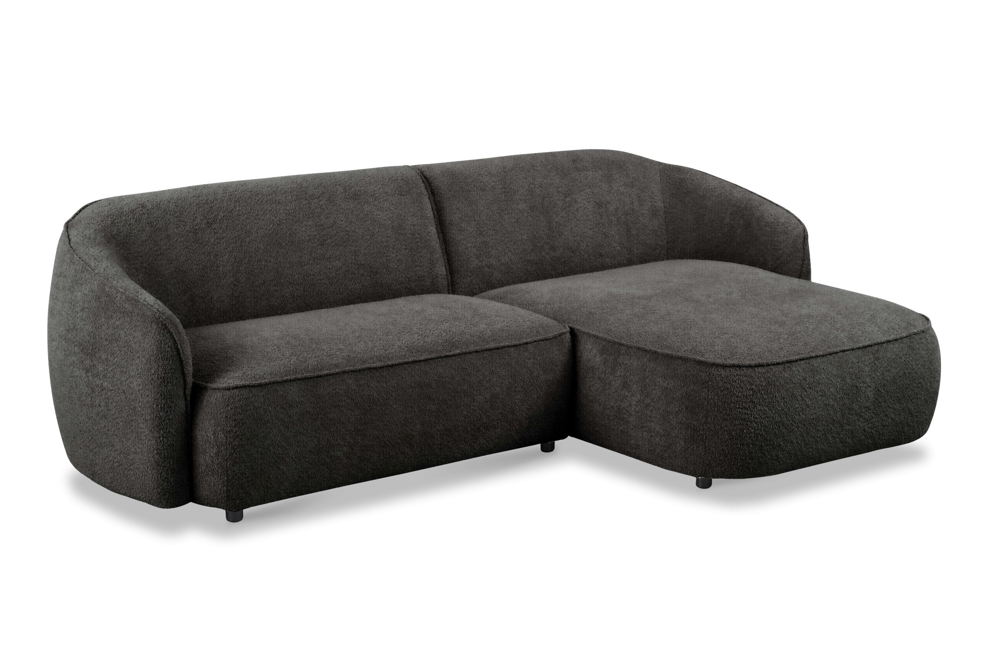 INOSIGN Ecksofa »Cosigo«, Breite 246 cm, 2 Chenille-Stoffe zur Auswahl, mit Kaltschaum
