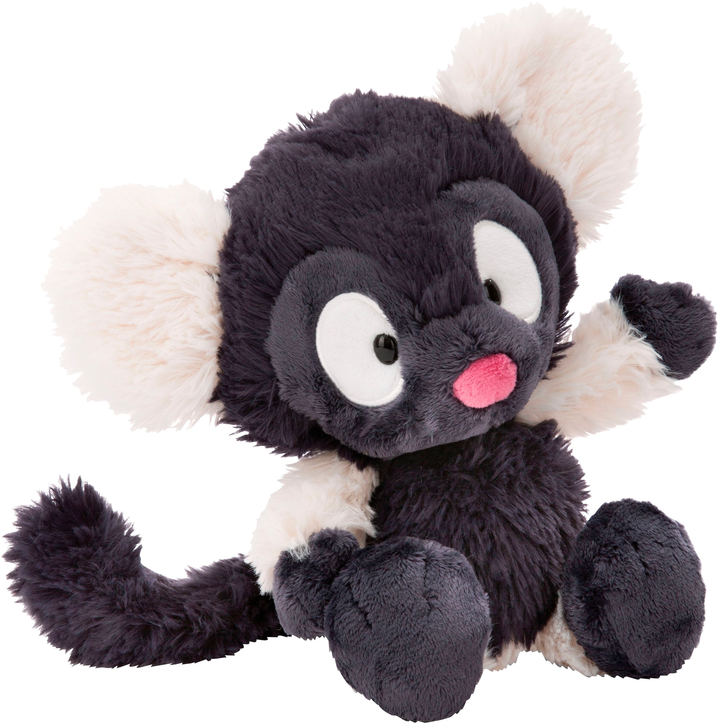 Kuscheltier »Wild Friends GREEN, Lemur Ruffi, 25 cm«, schlenkernd, enthält recyceltes...