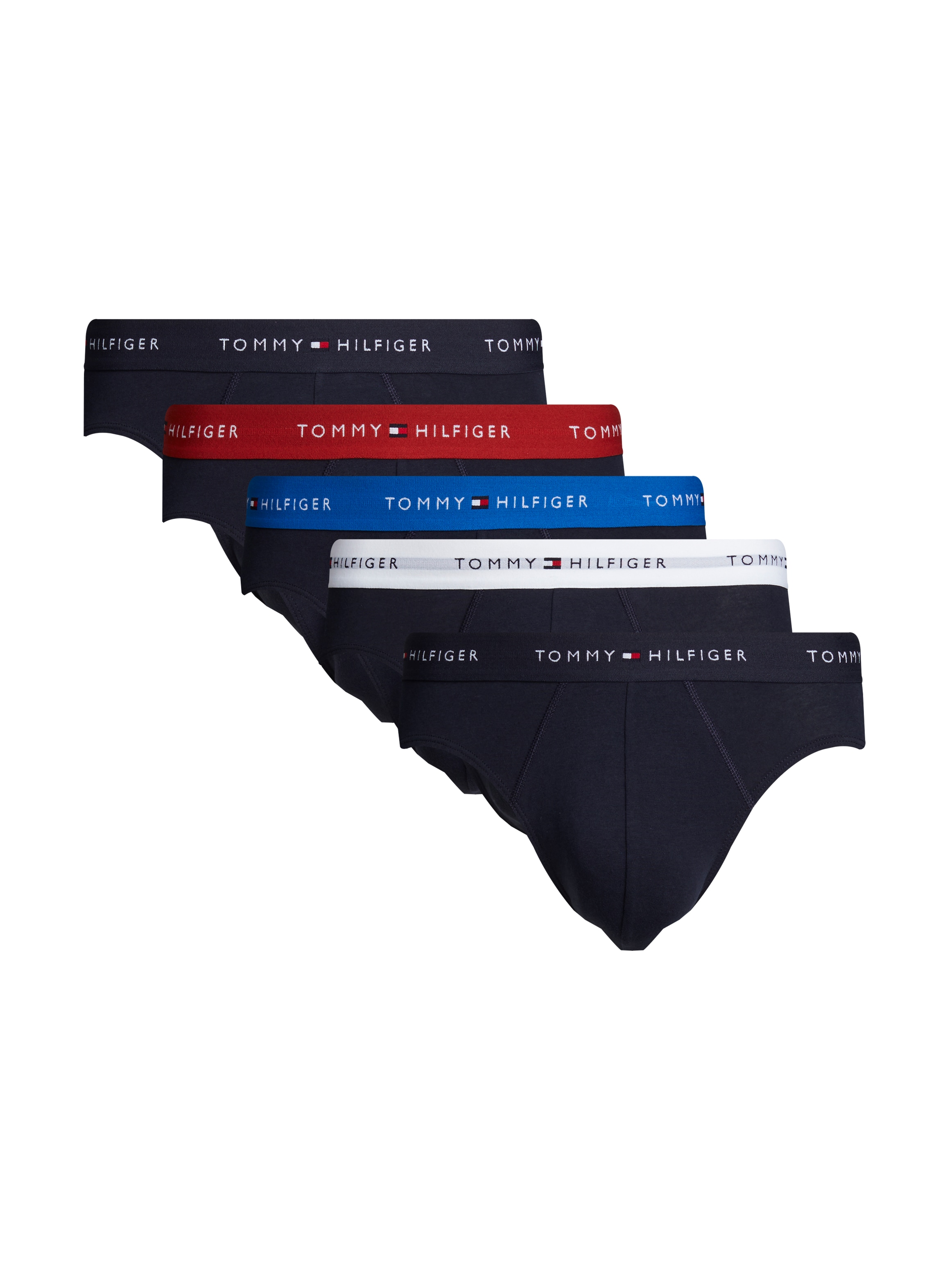 Slip »5P BRIEF«, (Packung, 5 St., 5er-Pack), mit Tommy Hilfiger Logo-Elastikbund