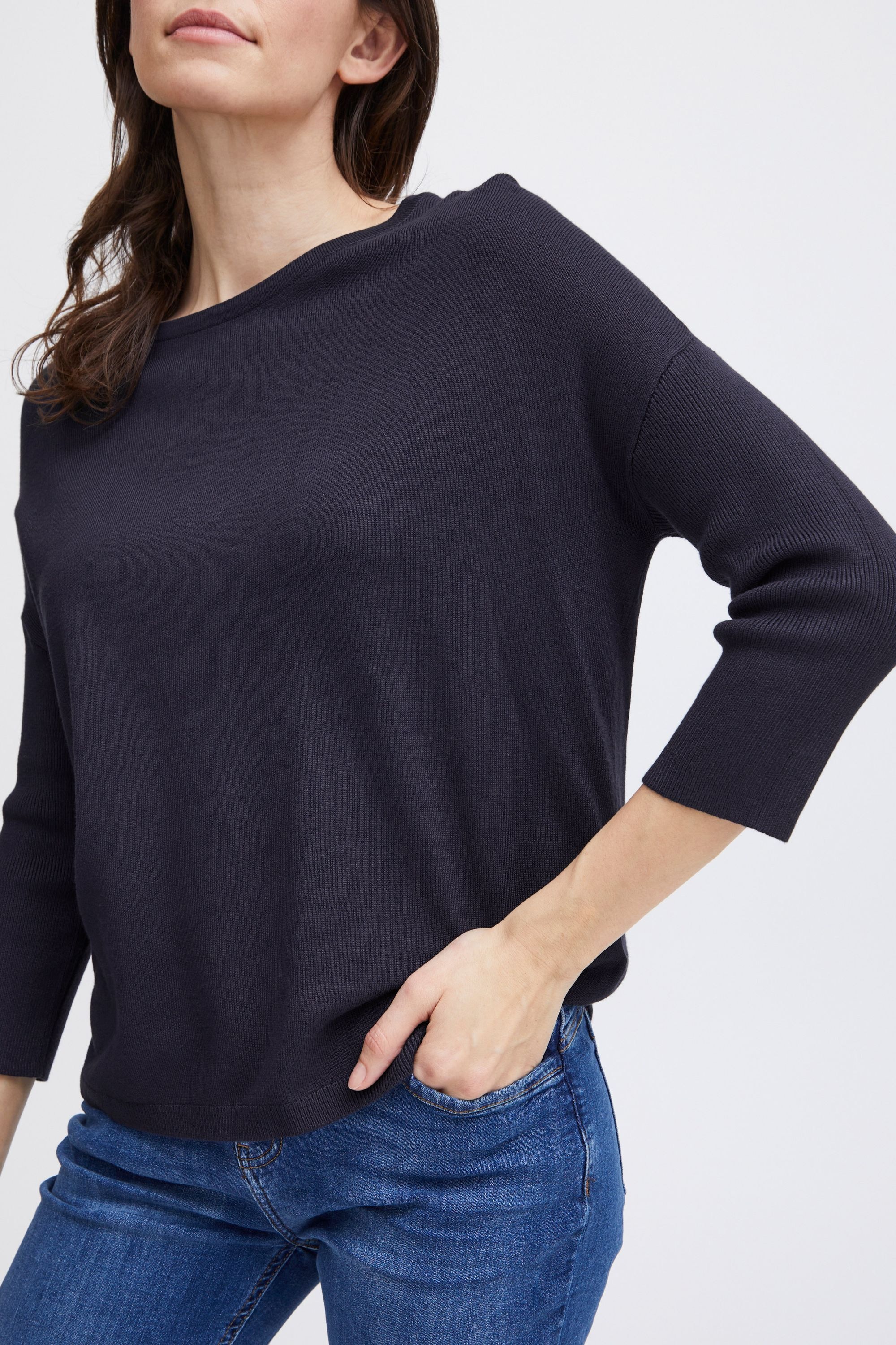 fransa Strickfleece-Pullover »Strickpullover FRBlume«