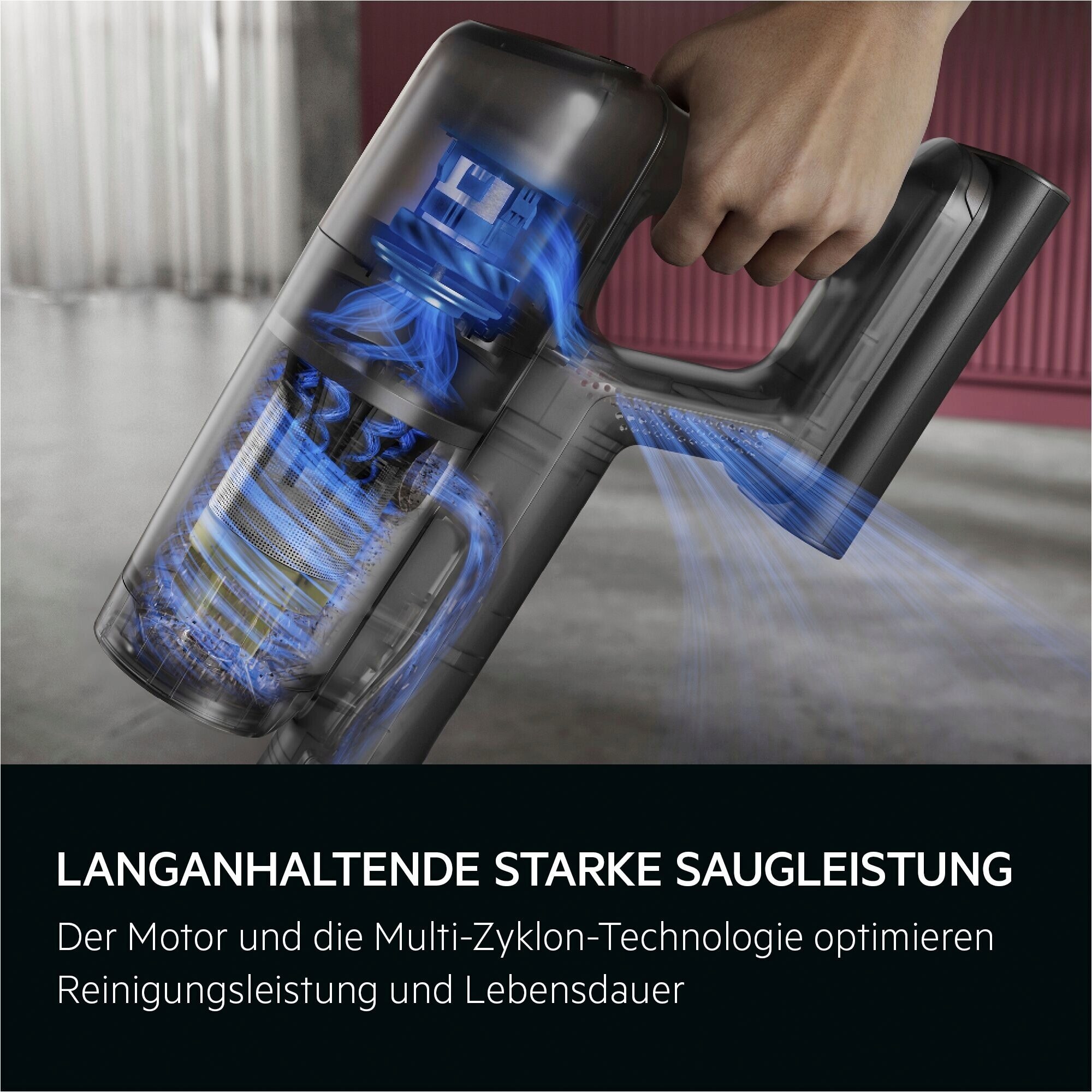 AEG Akku-Hand-und Stielstaubsauger »AP72AF21DG« Leicht & leistungsstark‑HEPA‑Filter: 99,99 % reinere Luft im Zuhause