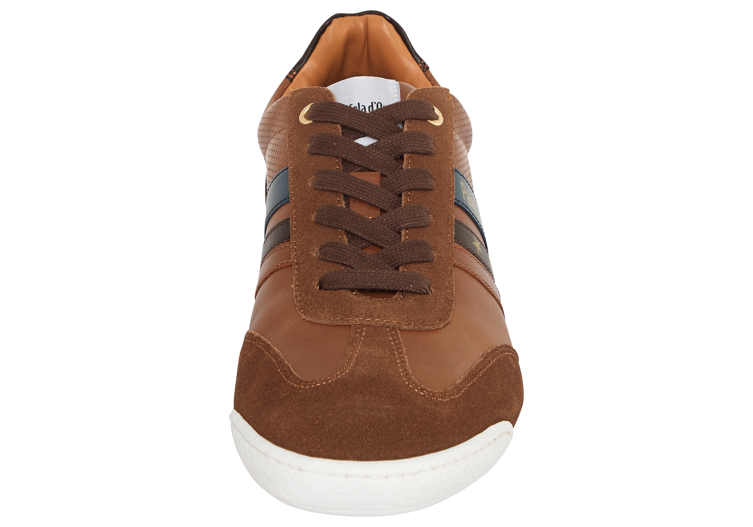 Pantofola d´Oro Sneaker »VASTO LOW«  Obermaterial aus Leder, Gummilaufsohle, mit Schnürung