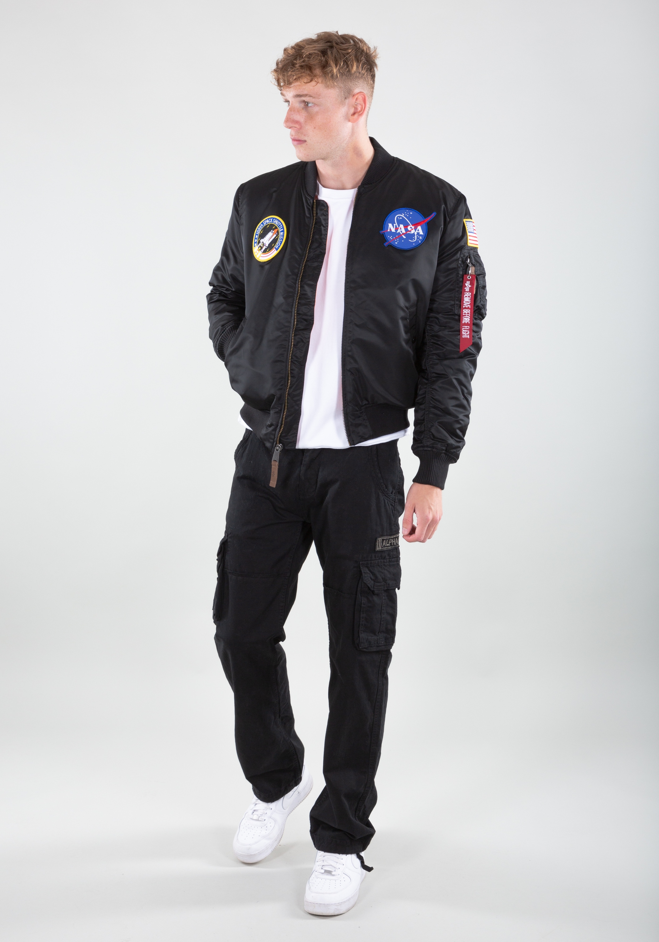 Alpha Industries Bomberjacke »Alpha Industries Men - Bomber Jackets MA-1 VF Vintage Fit NASA«
