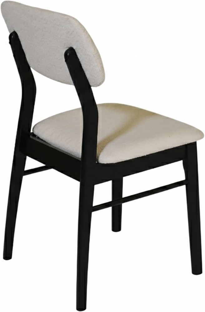 Jahnke Esszimmerstuhl »JOY SIT DUO« (Set) Esszimmerstuhl (2er Set), Massivholz, Boucle-Stoff,bis 110kg belastbar