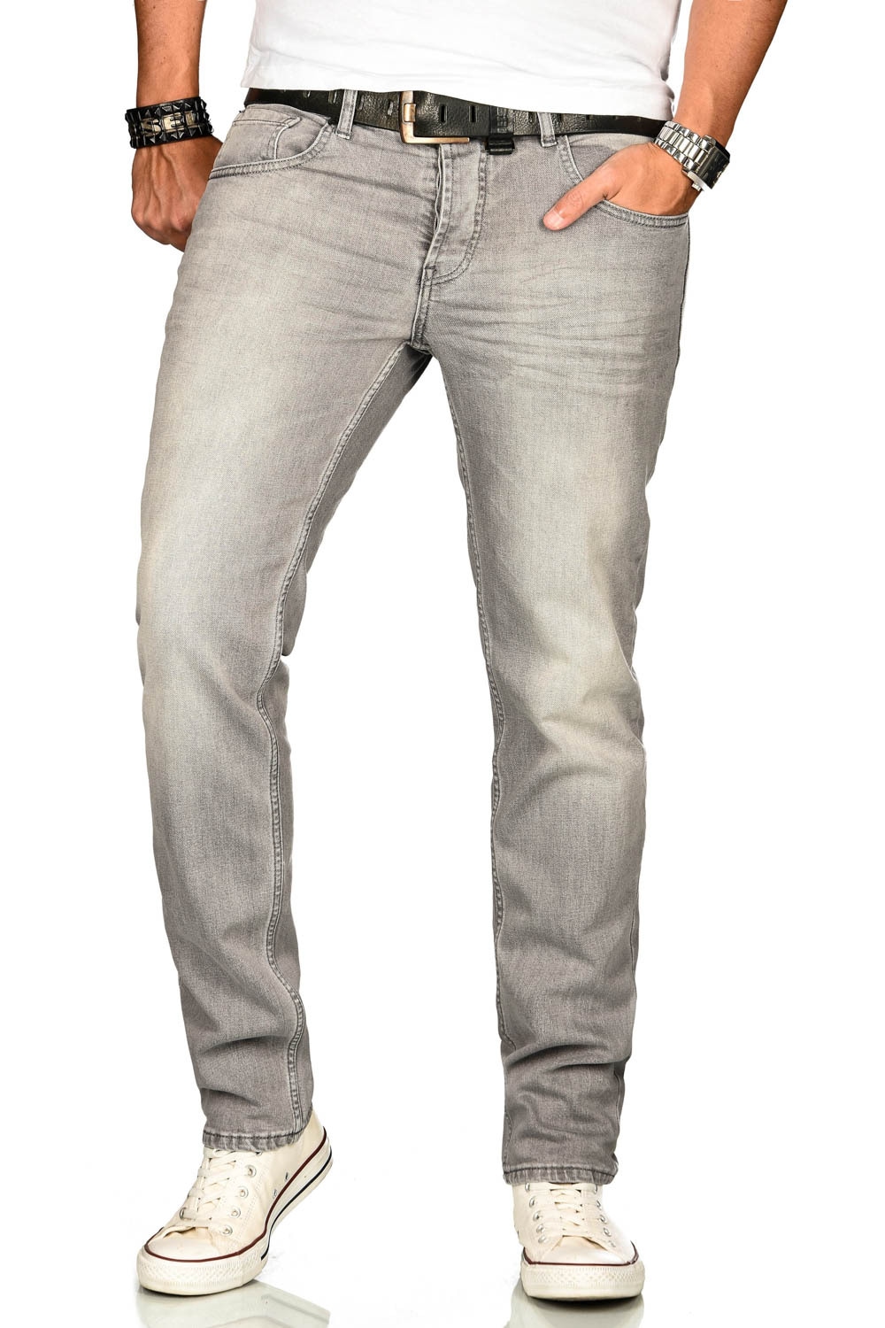 Alessandro Salvarini Stretch-Jeans »A. Salvarini Herren Jeans Blau Multi AS170-AS174«