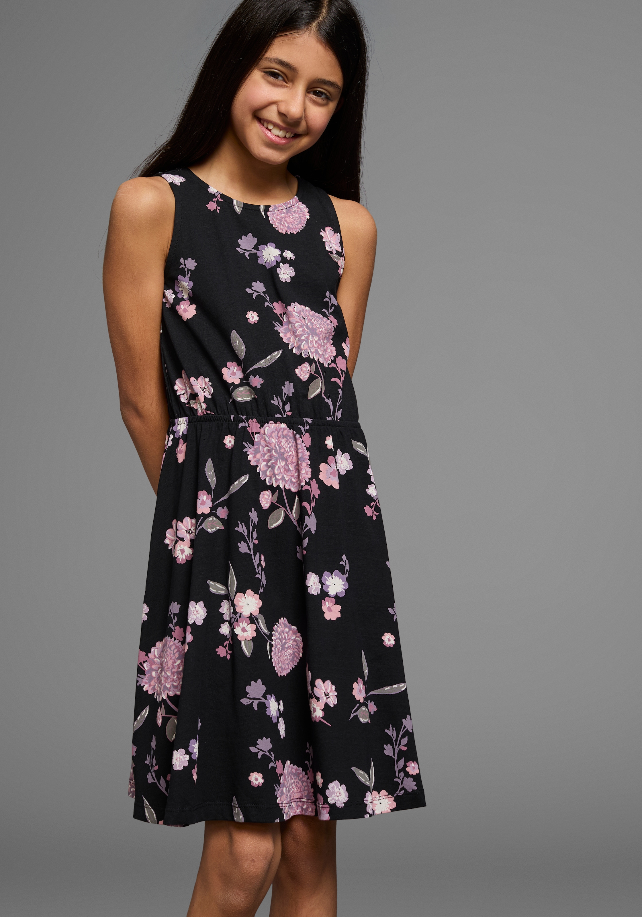 KIDSWORLD Jerseykleid, festliche Anlässe, ärmelloses Kleid