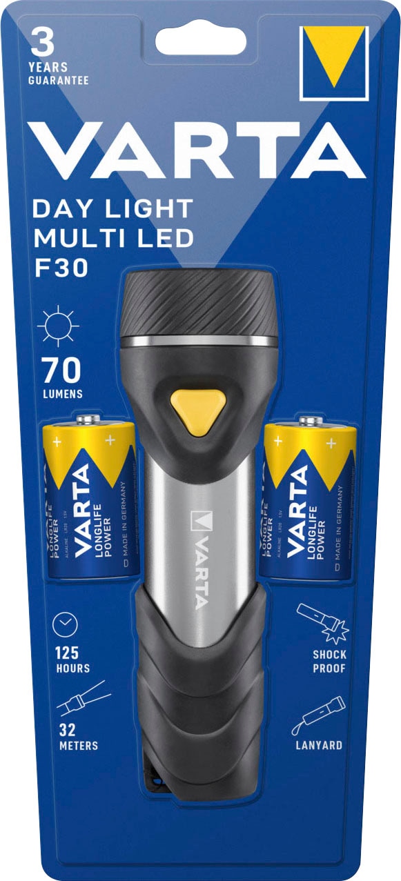 VARTA Handleuchte »VARTA Day Light Multi LED F30 Taschenlampe mit 14 LEDs«