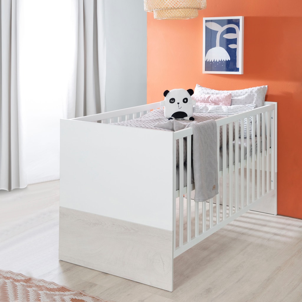 roba® Babymöbel-Set »Julia«, (Spar-Set, 2 St., Gitterbett, Wickelkommode)