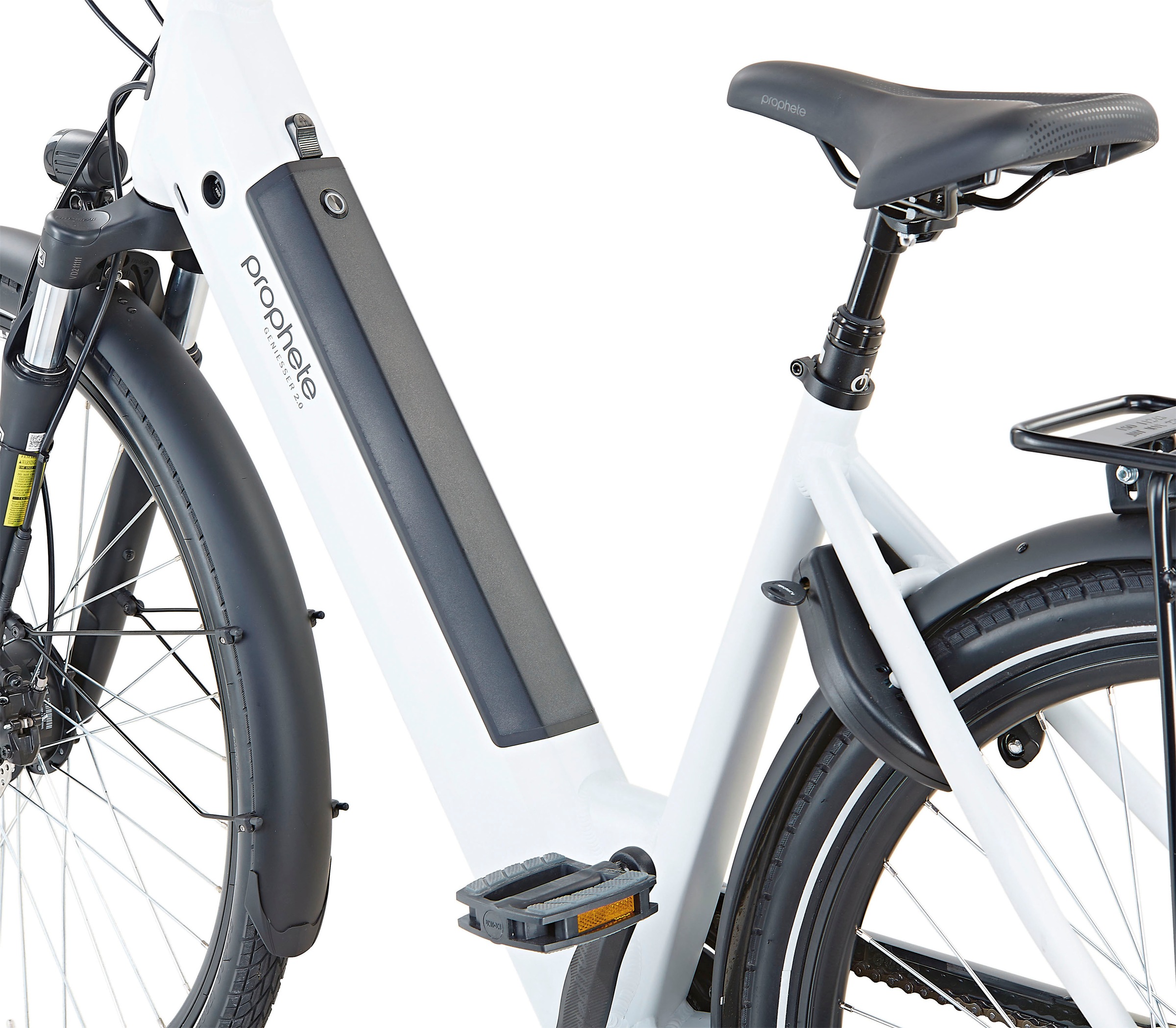 Prophete E-Bike »Geniesser 2.0«, 7 Gang, Shimano, Nexus, Frontmotor 250 W, (mit integr. Rahmenschloss), Pedelec, Elektrofahrrad für Damen u. Herren, Cityrad