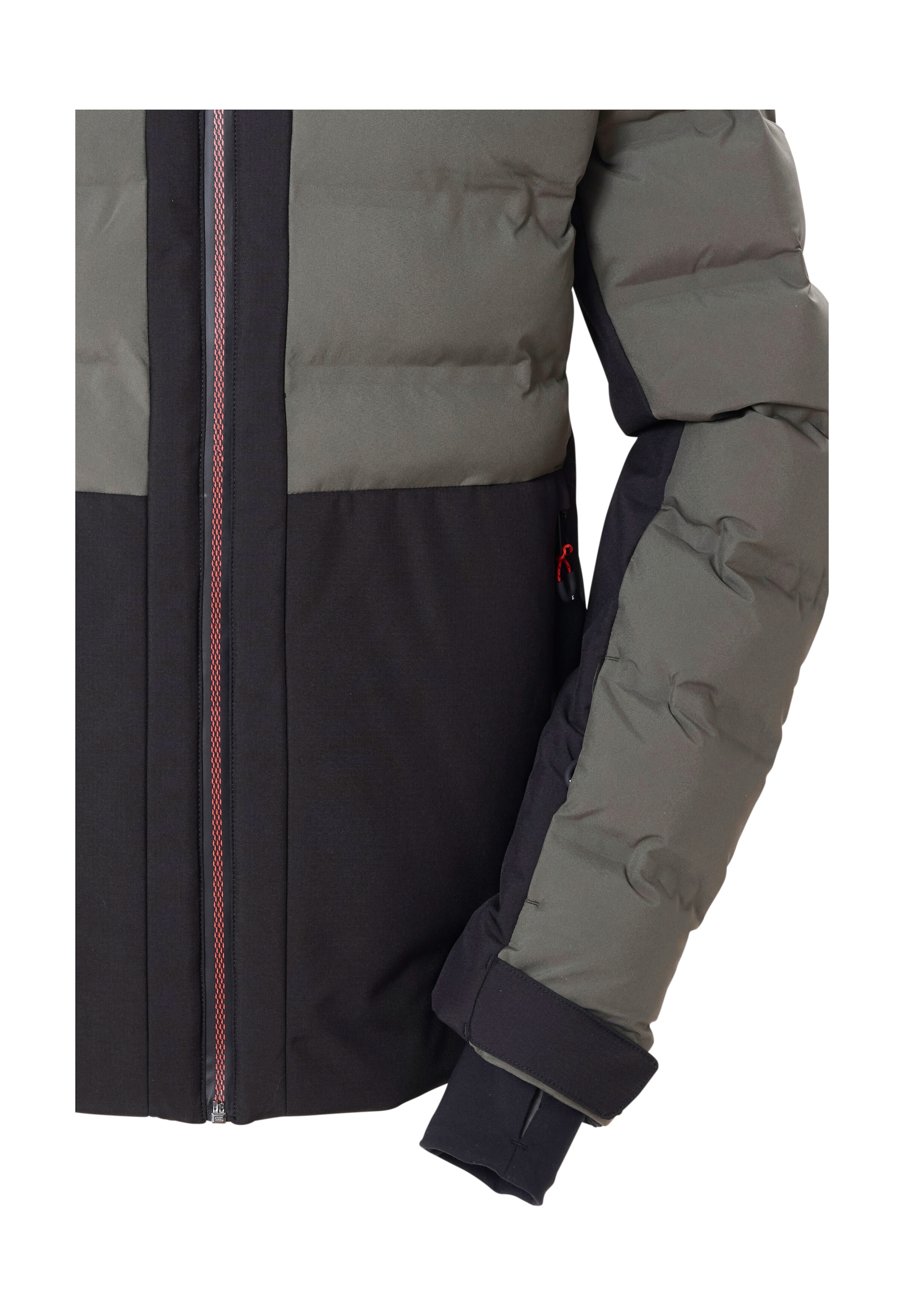 Killtec Skijacke »KSW 67 MN SKI JCKT« Winddichte, wasserabweisende Skijacke mit Hybridoptik