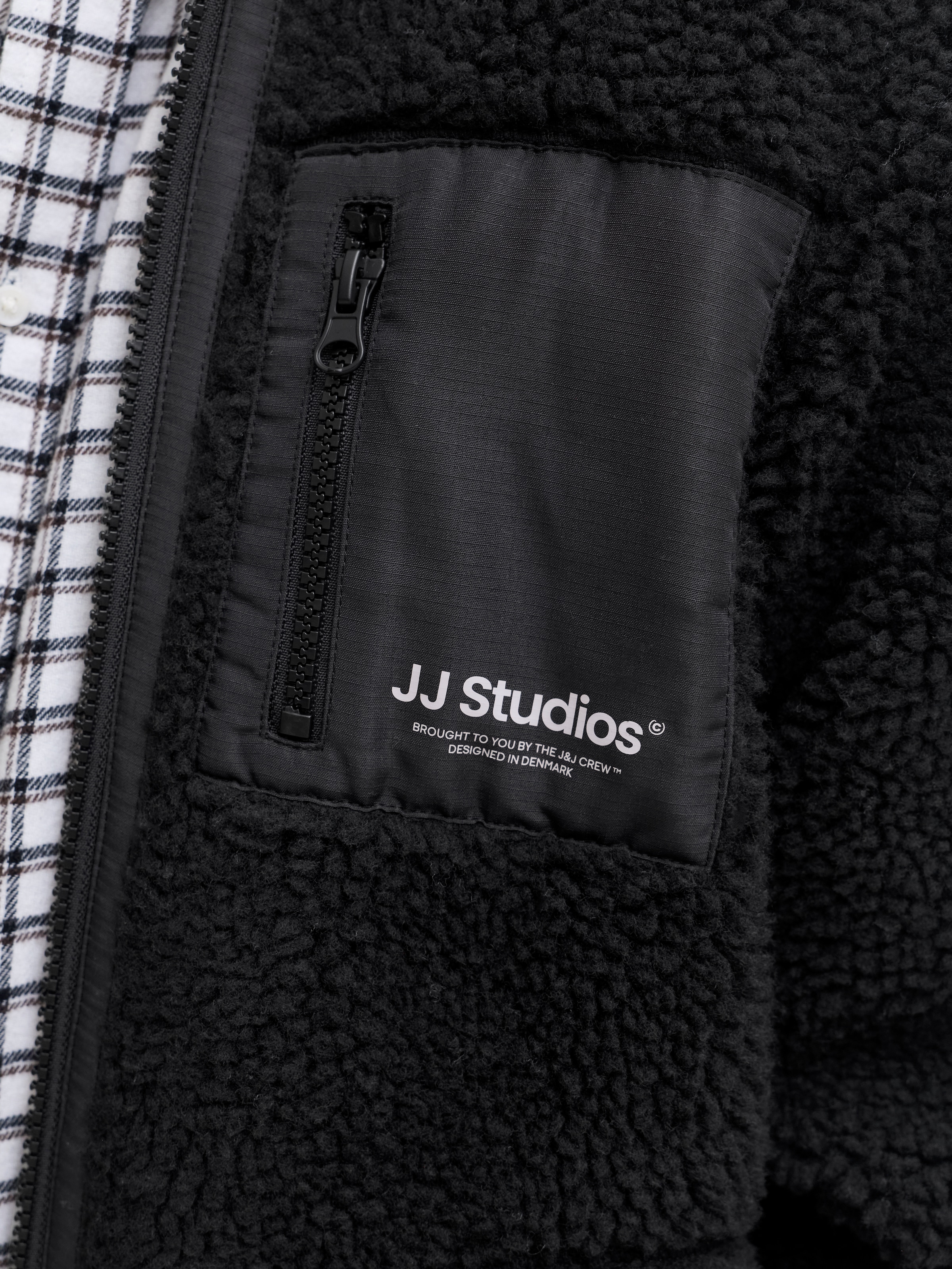 Jack & Jones Junior Kurzjacke »JJESOHO TEDDY JACKET AW26 SN JNR« Kunstfaser, Teddy Material