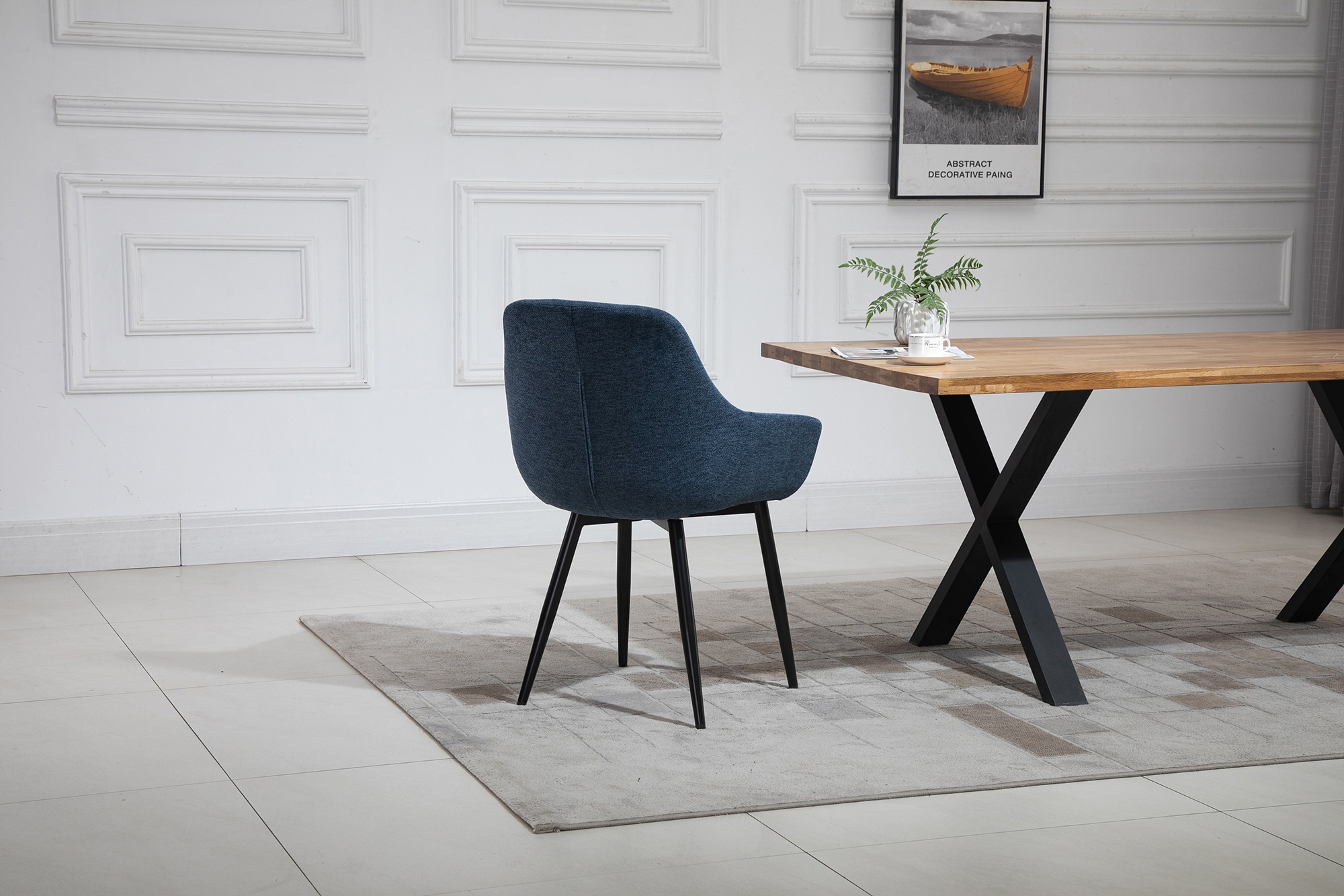 SalesFever Essgruppe »Stilvolle Essgruppe für Ihr Zuhause« Set, 5 Stk. tlg. 5-teiliges Set, Tischplatte mit seidenmattem OSMO Hartwachs-Öl behande