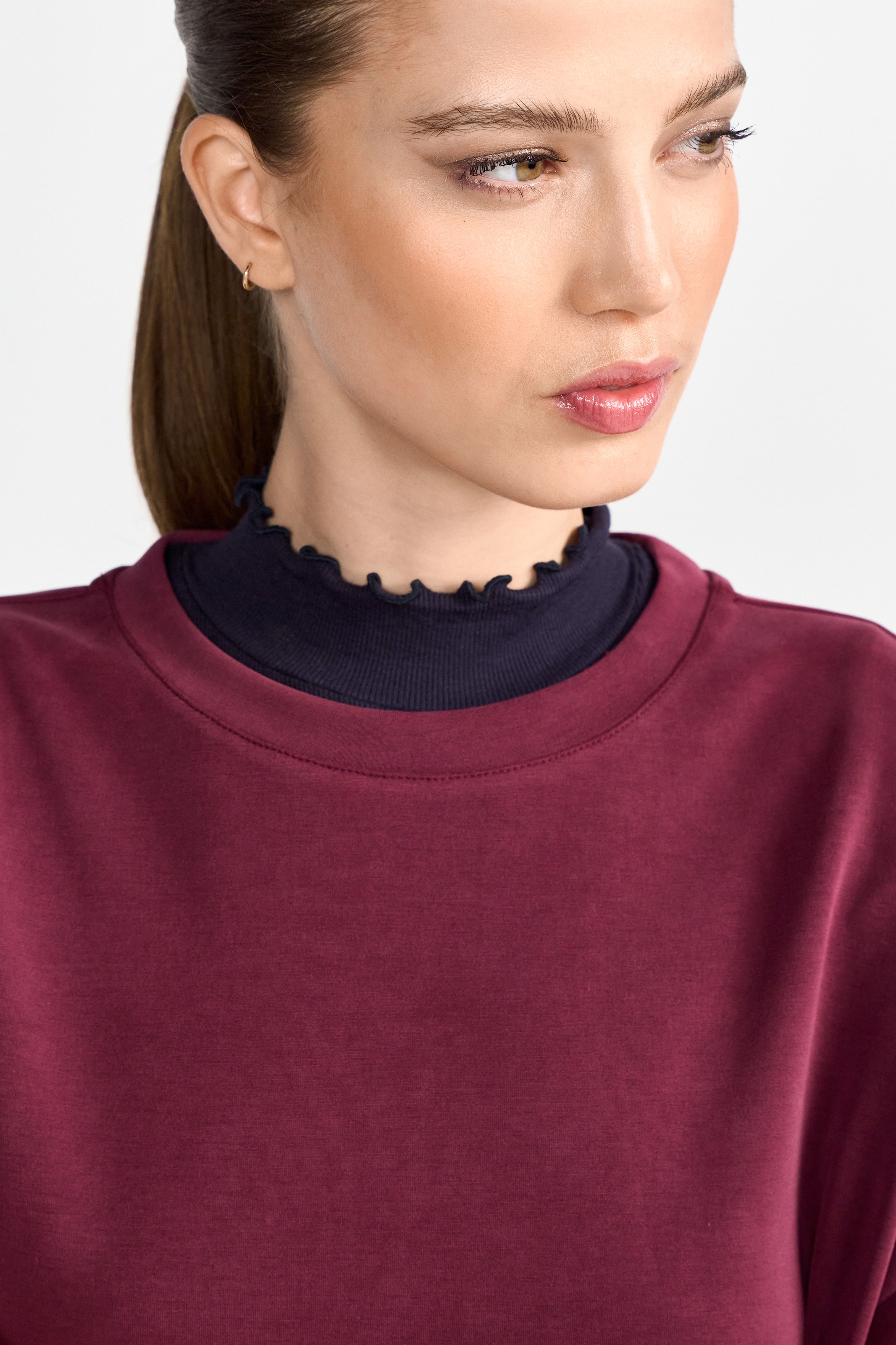 RICHROYAL Sweatshirt, aus weicher, fester, gepeachter Qualität