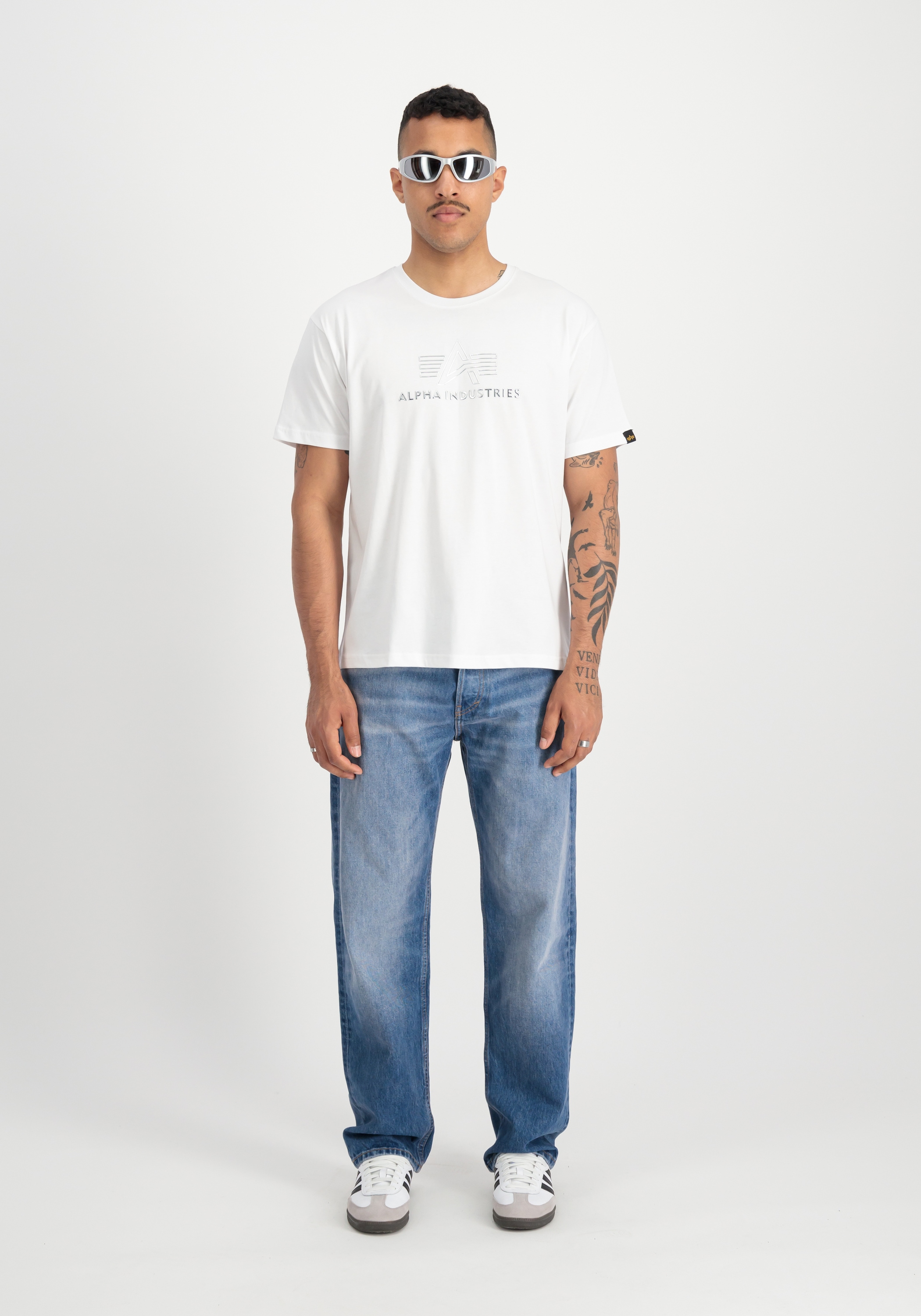 Alpha Industries T-Shirt »Basic Mid Logo TPU T-Shirt«