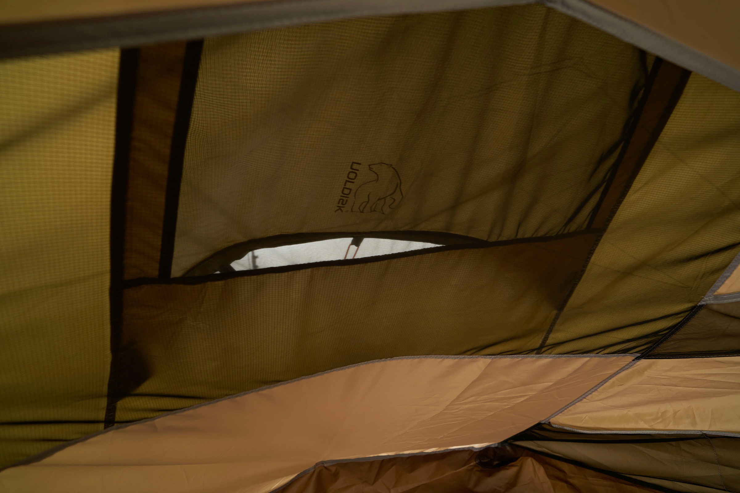 Nordisk Tunnelzelt »Oppland 2 (2.0) PU Tent Dark Olive«, 2 Personen, (Packung, 1 tlg.)