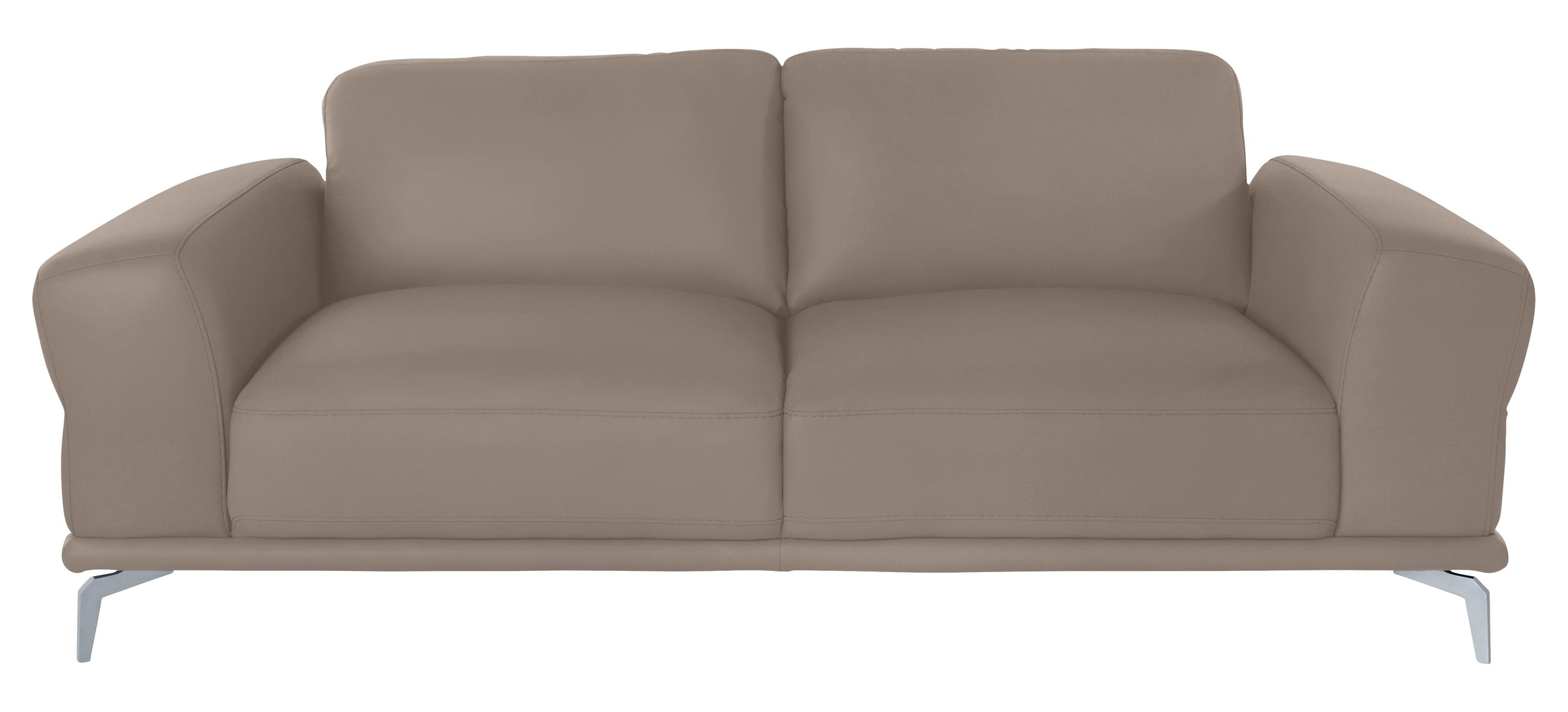 W.SCHILLIG 2,5-Sitzer »montanaa Design Sofa mit erstklassigem Sitzkomfort, Federkern« mit Metallfüßen in Silber matt, Breite 212 cm
