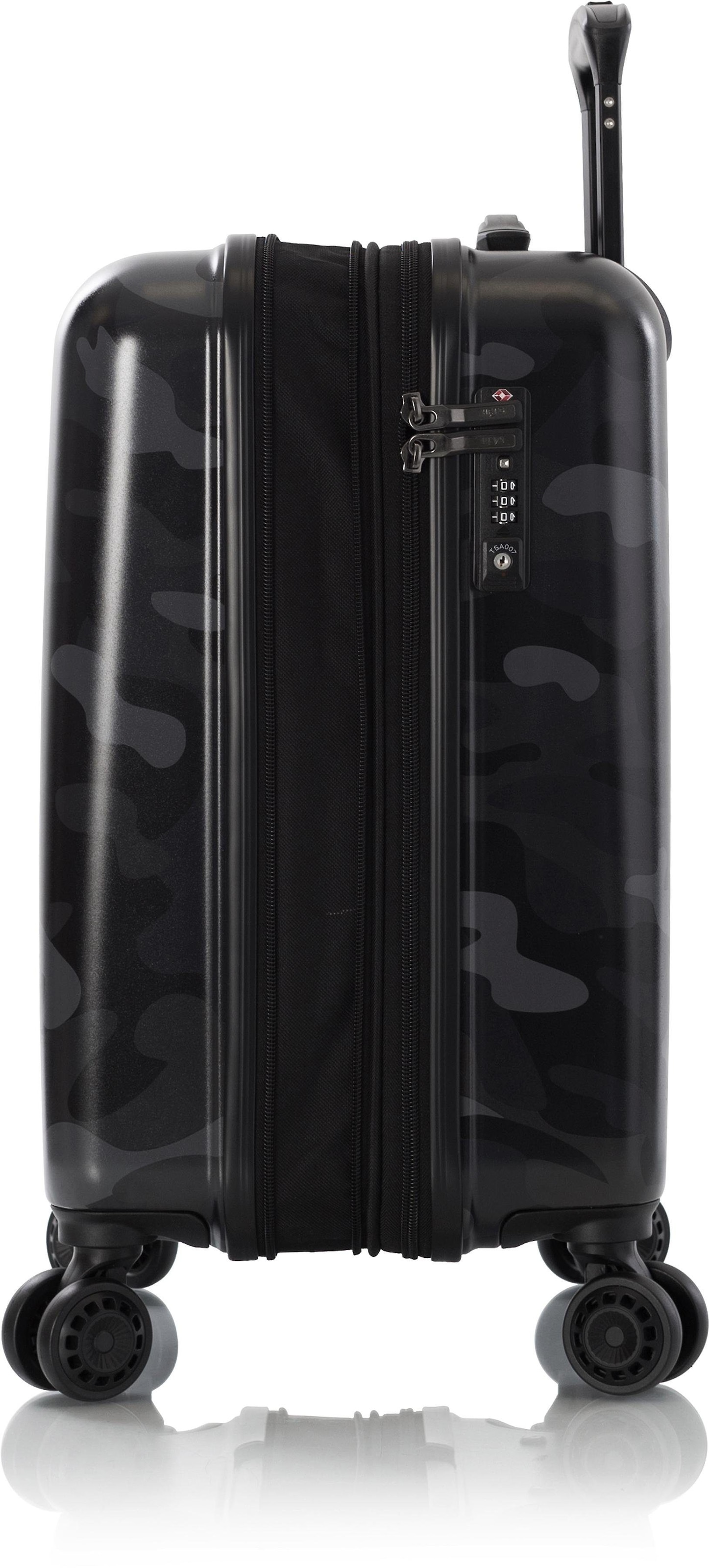 Heys Hartschalen-Trolley »Black Camo, 53 cm« 40 l 4 Rollen Heys x Joachim Llambi Hartschalen-Koffer Volumenerweiterung