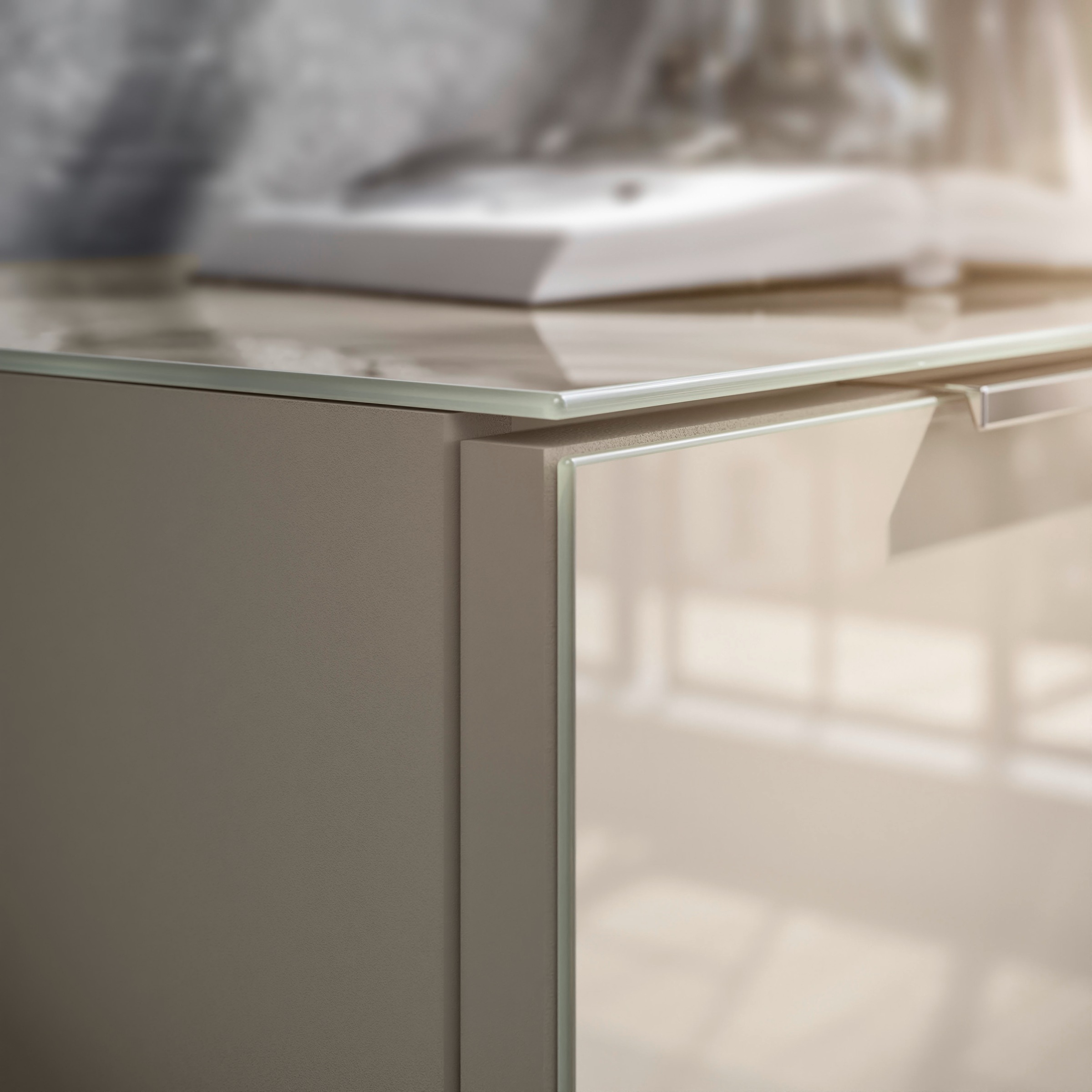 HBZ Kommode »Santorin Nachtkonsole, BxHxT 45x61x40 cm«, (1 St.), Breite 45cm, Softclose für Schubkästen, Melaminbeschichtung