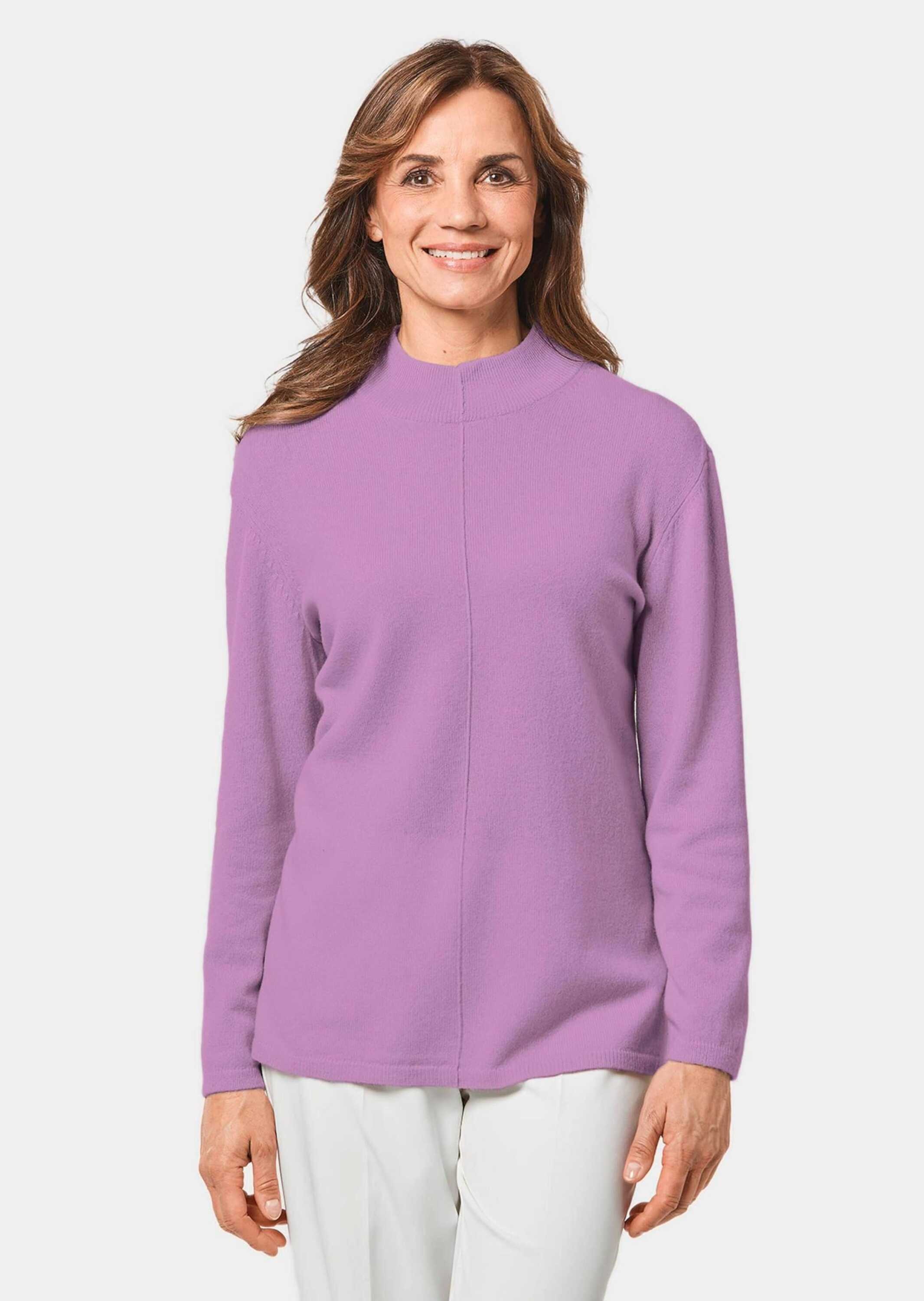 GOLDNER Strickpullover »Kurzgröße Kuschelweicher Kaschmirpullover mit Kragen«