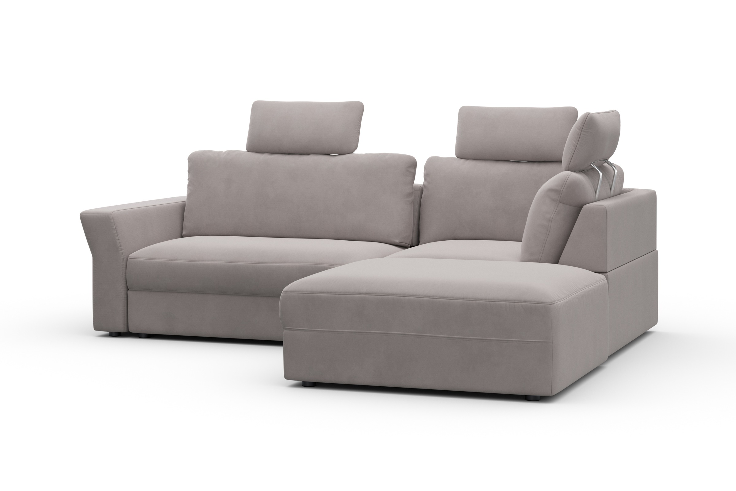 sit&more Ecksofa »Cadabra L-Form«, Breite 243 cm, inklusive Sitztiefenverstellung