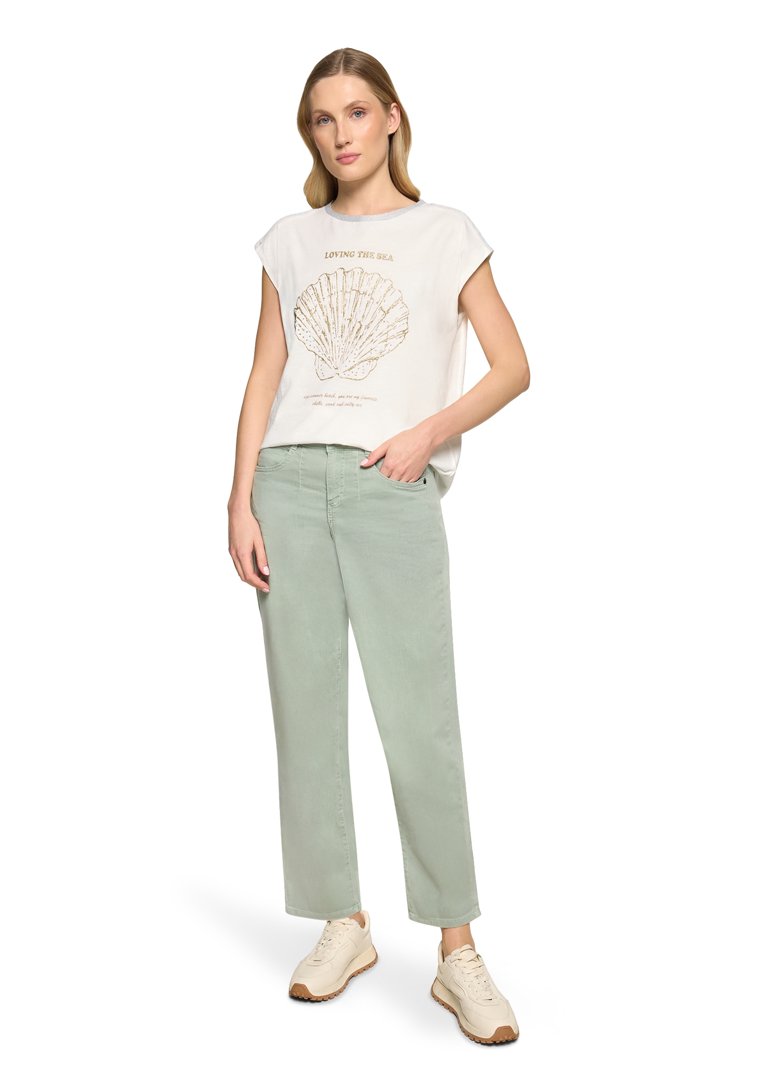 Cartoon Rundhalsshirt »Rundhals-Shirt mit Placement«