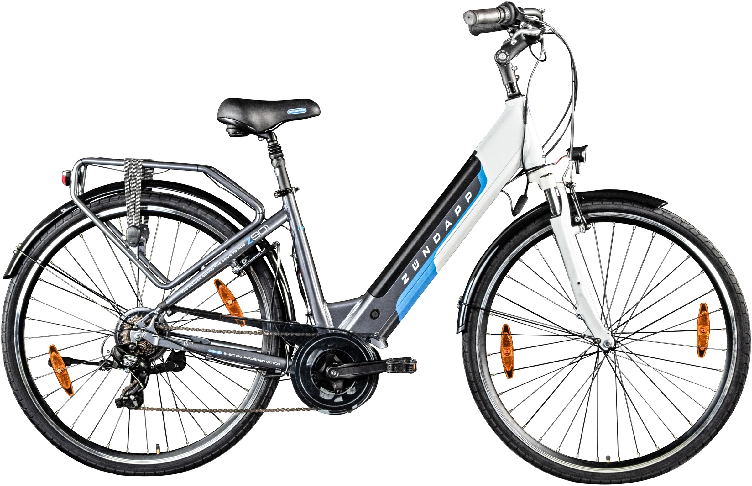 Zündapp E-Bike »Z901«, 7 Gang, Shimano, Tourney RD-TY300, Mittelmotor 250 W, Pedelec, Elektrofahrrad für Damen u. Herren, Cityrad