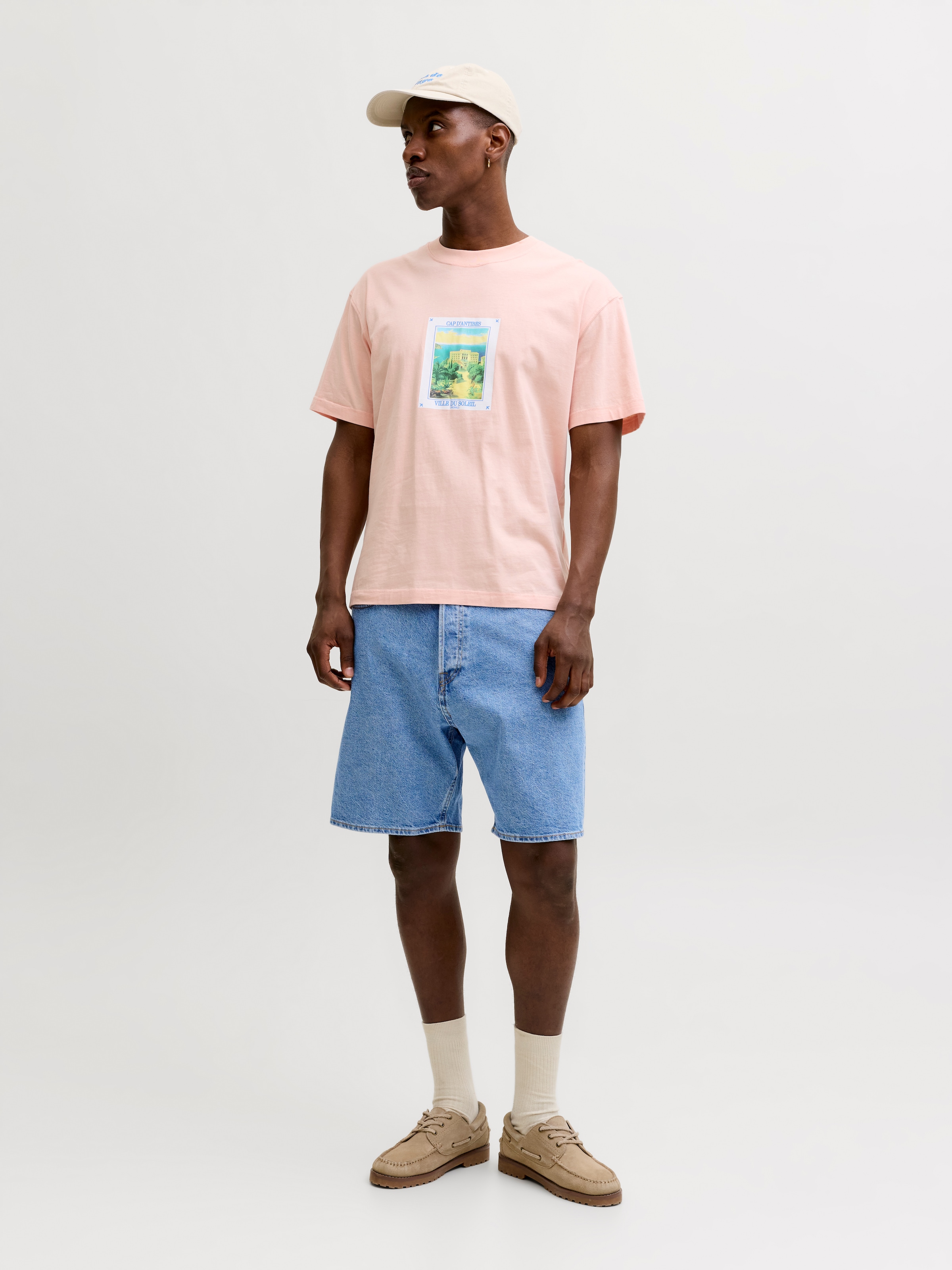 Jack & Jones Jeansshorts »JJITONY JJORIGINAL SHORTS AM 460 SN« Baumwollmischung, relaxed fit