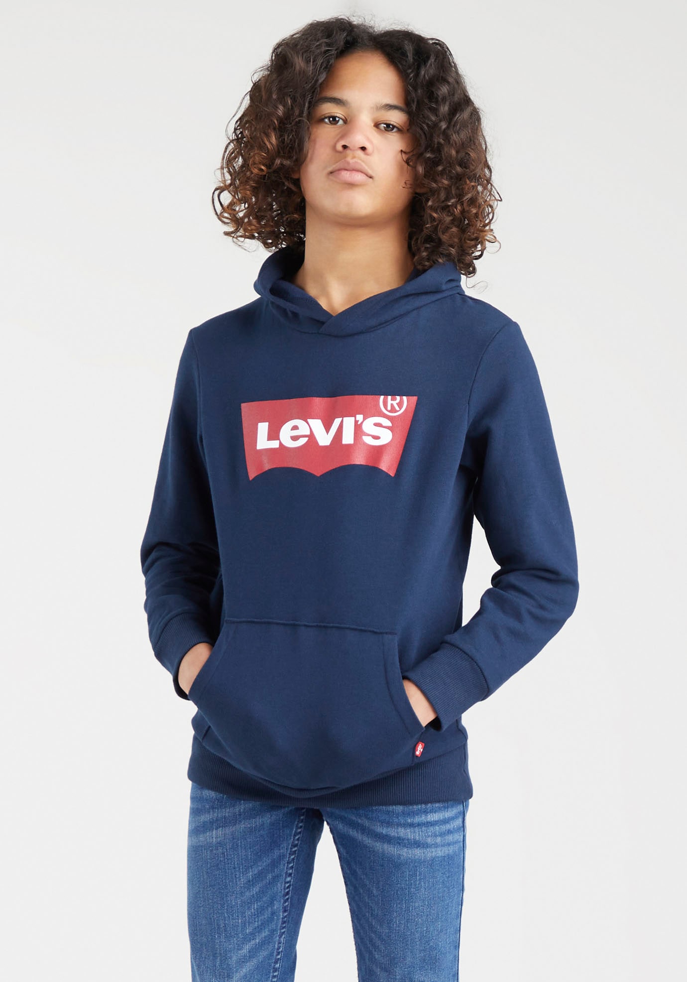 Levi's® Kids Kapuzensweatshirt »LVB BATWING PULLOVER HOODIE«, for BOYS