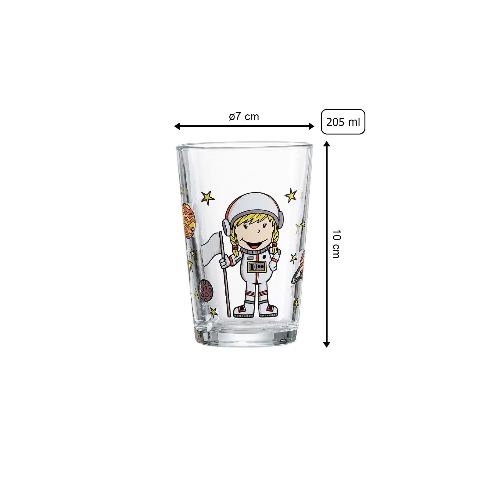 Ritzenhoff & Breker Kinderbecher »Kindergläser Berufe Jungs & Mädchen 205 ml 6er Set bunt«