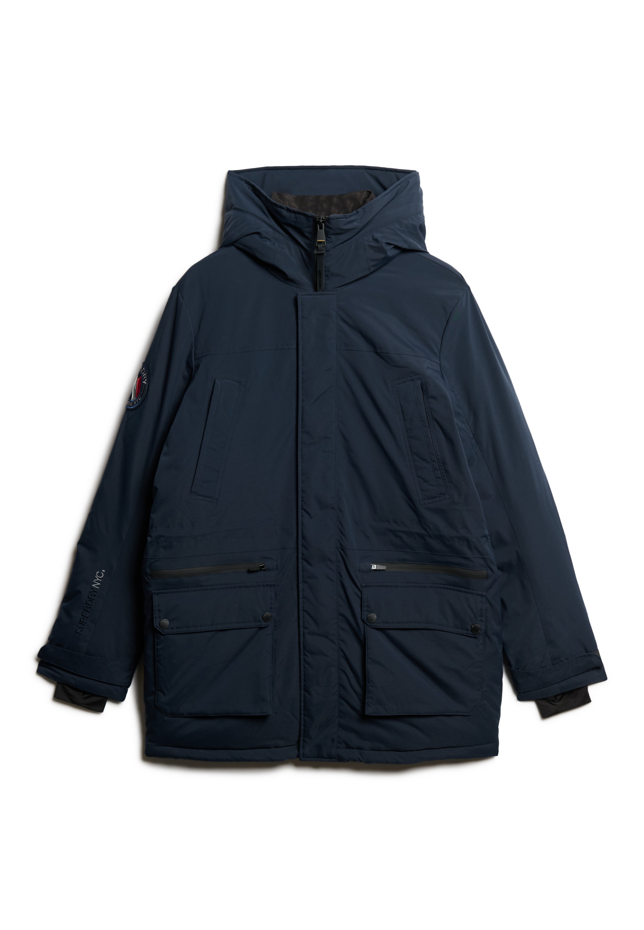 Superdry Steppjacke »City Padded Parka Jacket« mit Kapuze