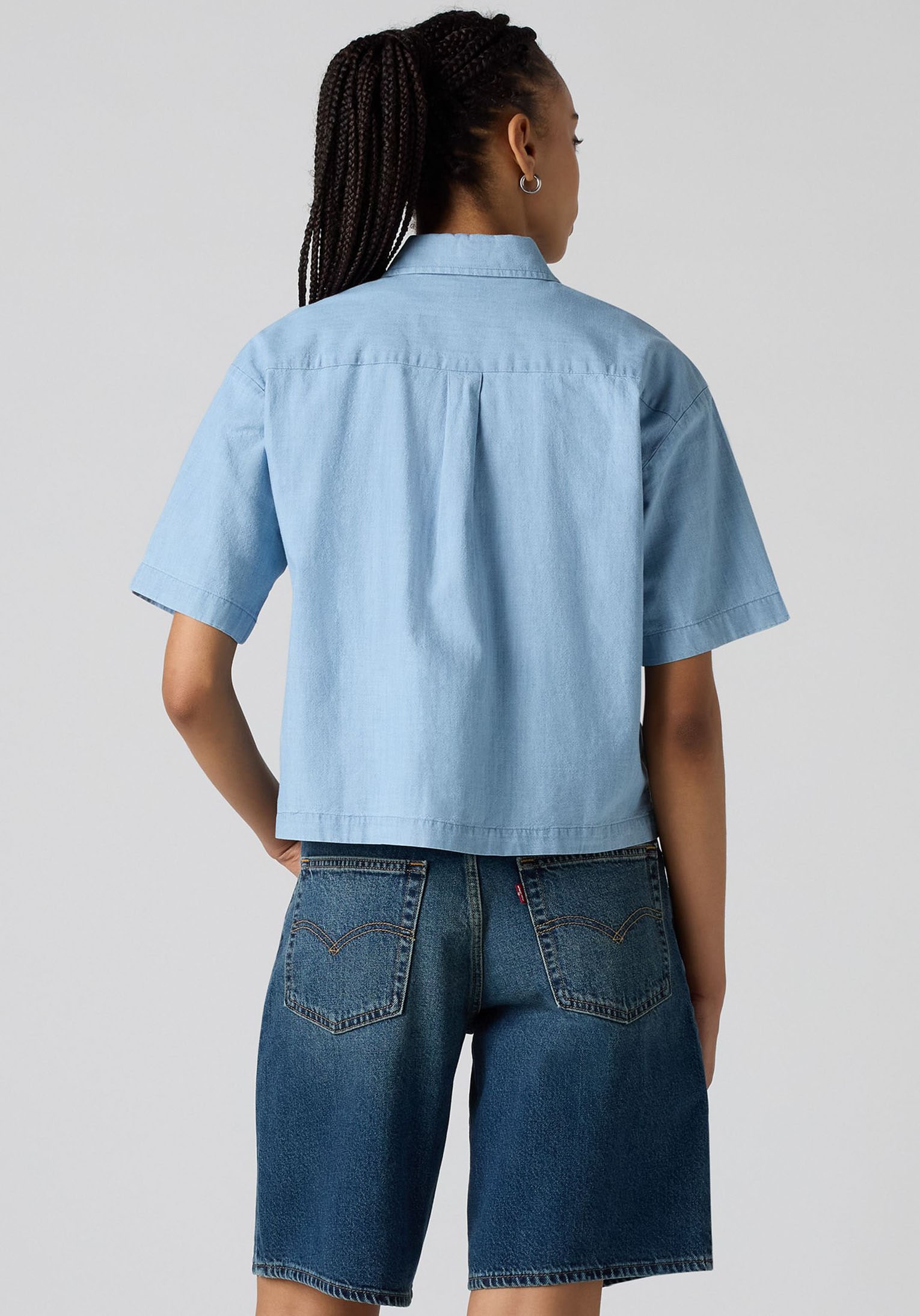Levi's® Hemdbluse »HARLIE SS CROPPED SHIRT« mit Taschen