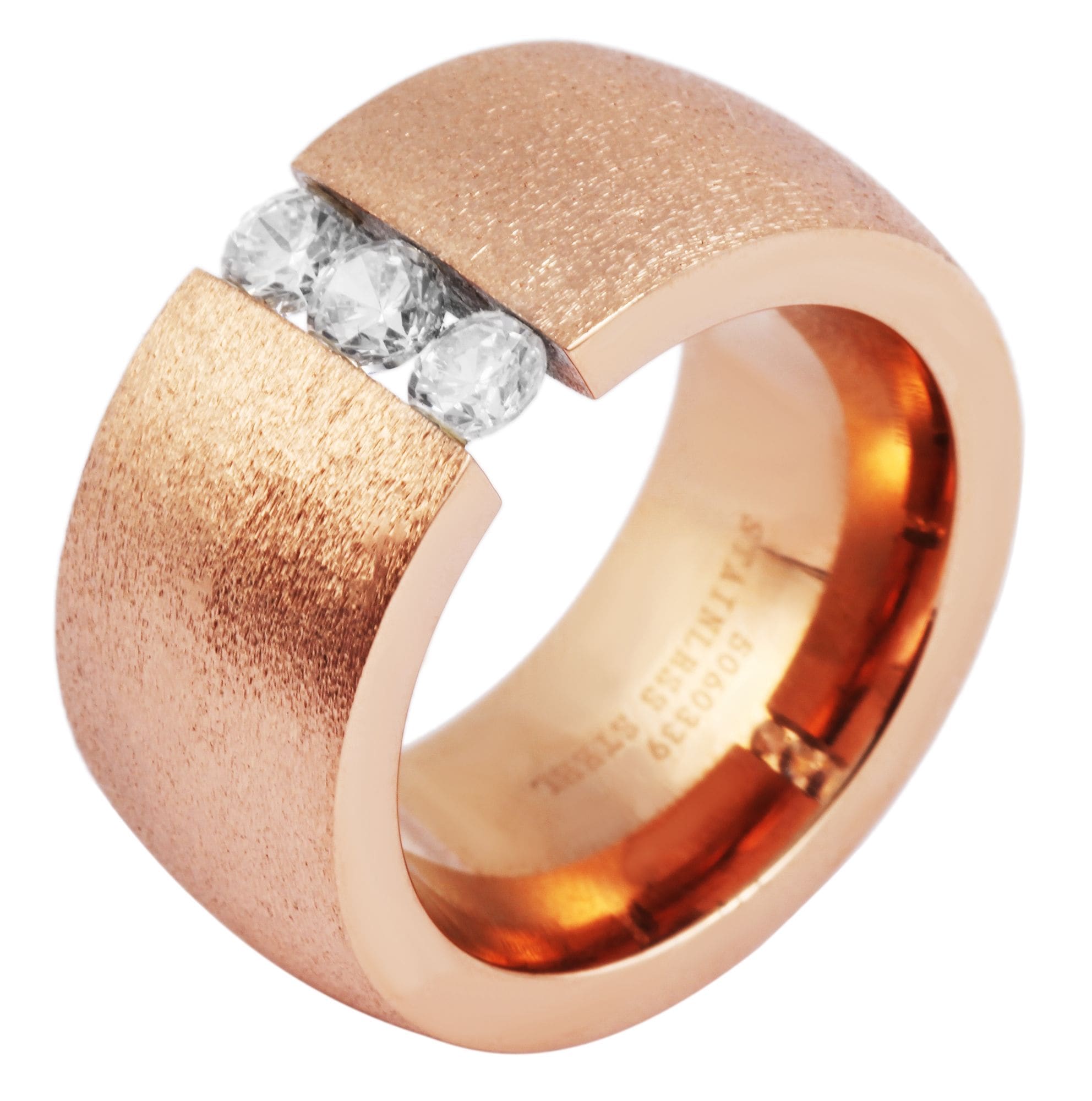 Adelia´s Fingerring »Damen Ring aus Edelstahl«