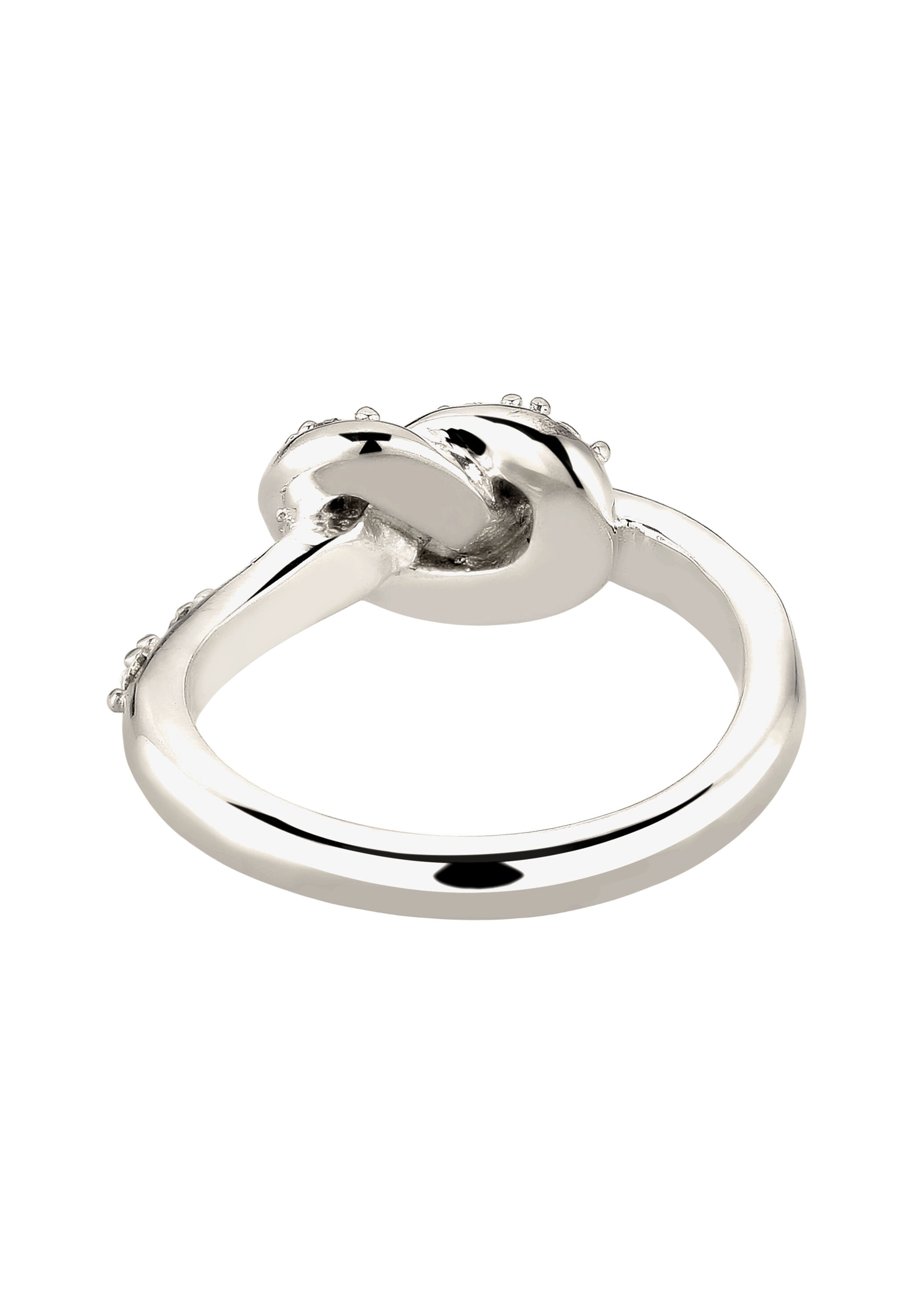 Elli Silberring »Ring Knoten mit Kristallen von Swarovski®925 Sterling Silber«