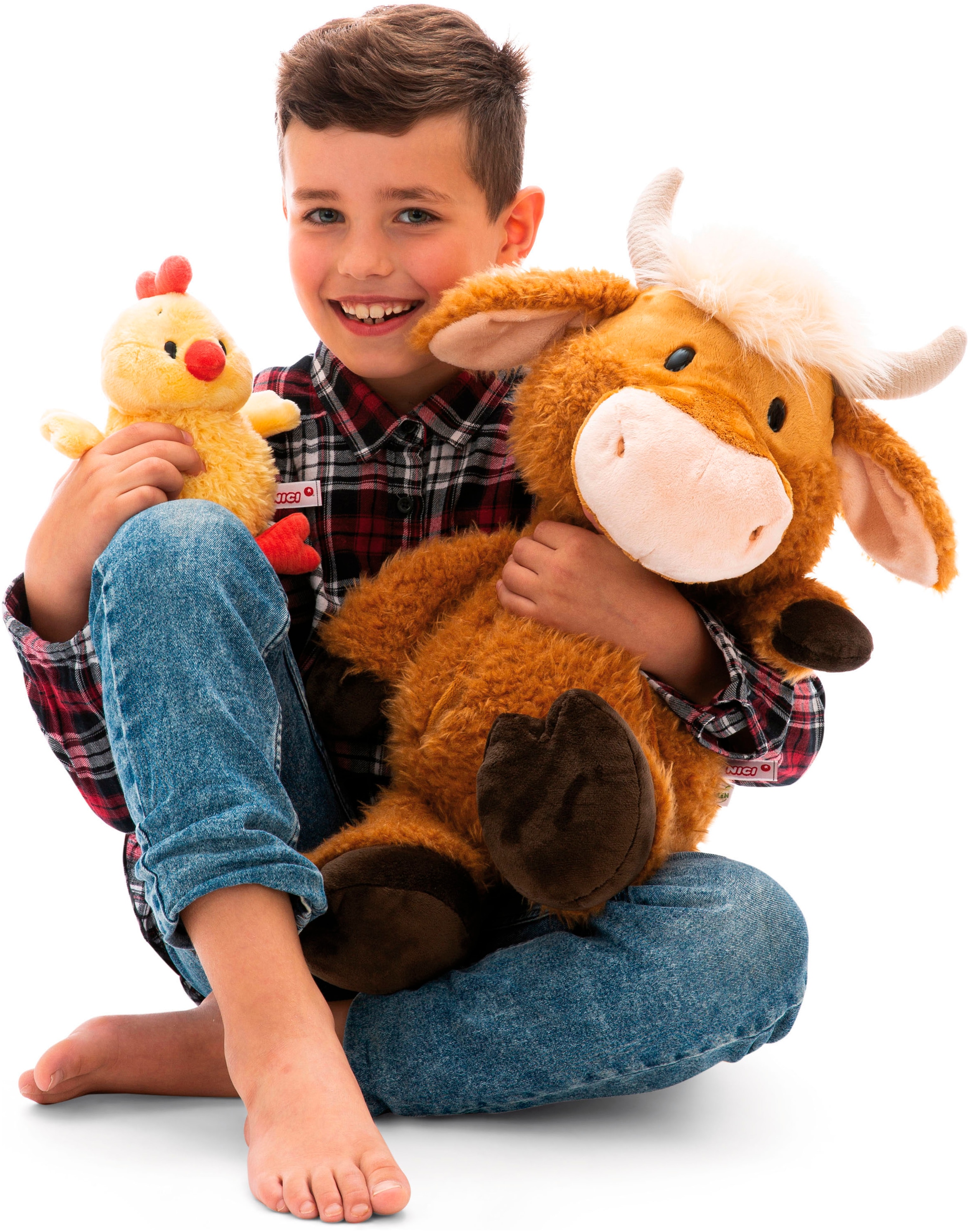 Nici Kuscheltier »Farm Friends, Hochlandrind McMooray, 53 cm«