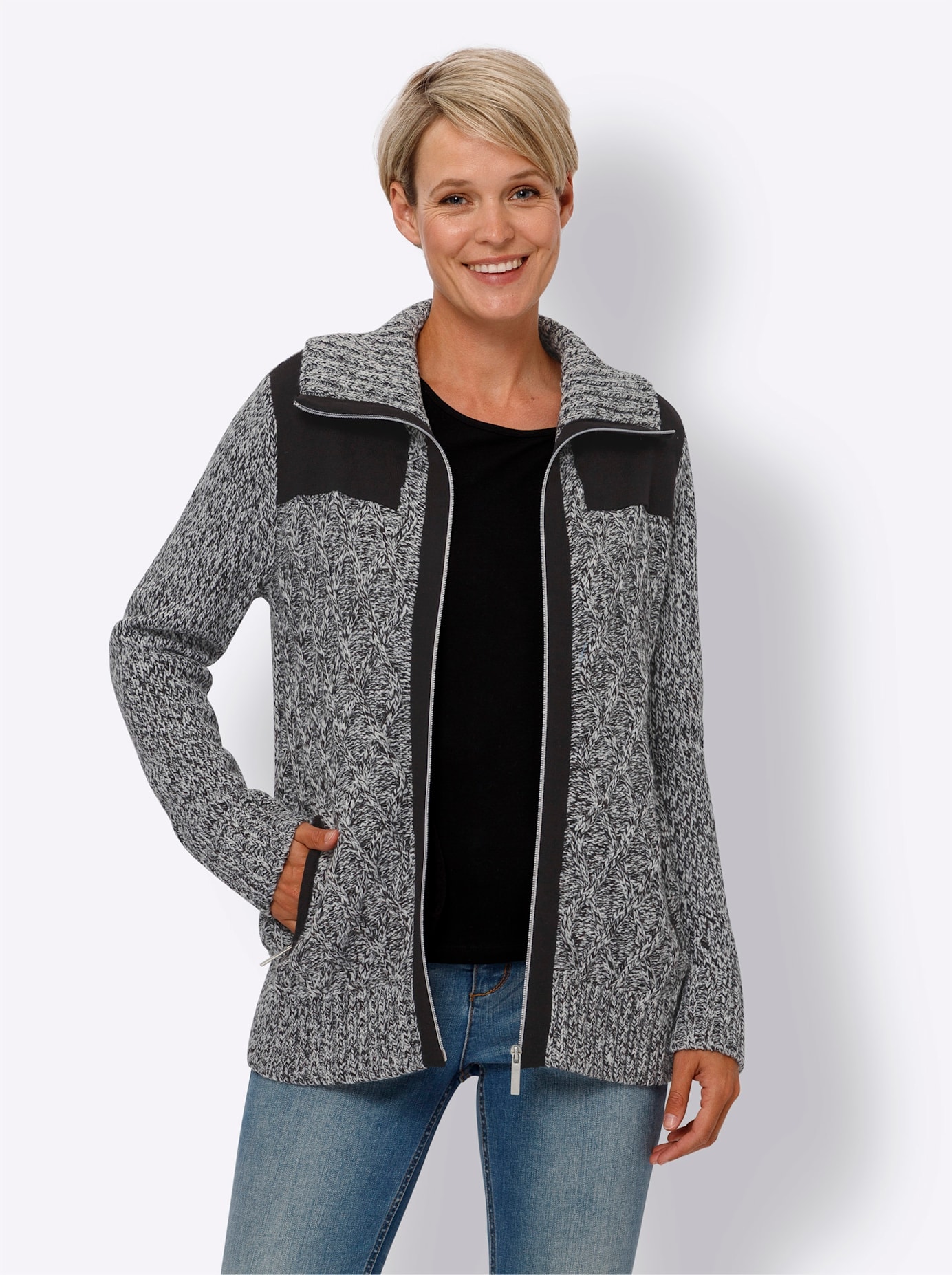 Classic Basics Strickjacke