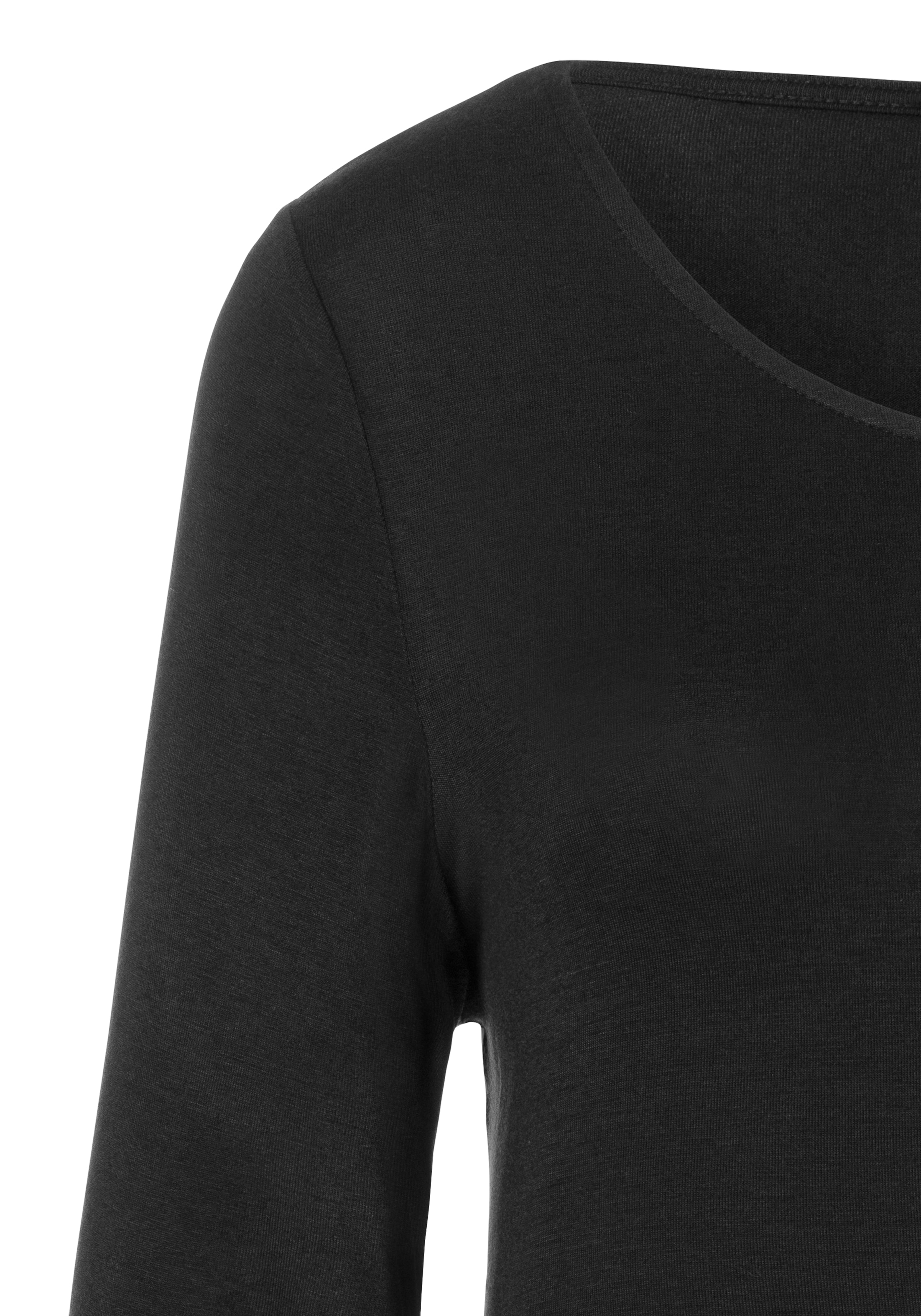 LASCANA Langarmshirt »mit weiten Ärmeln«, aus weichem Viskose-Stretch