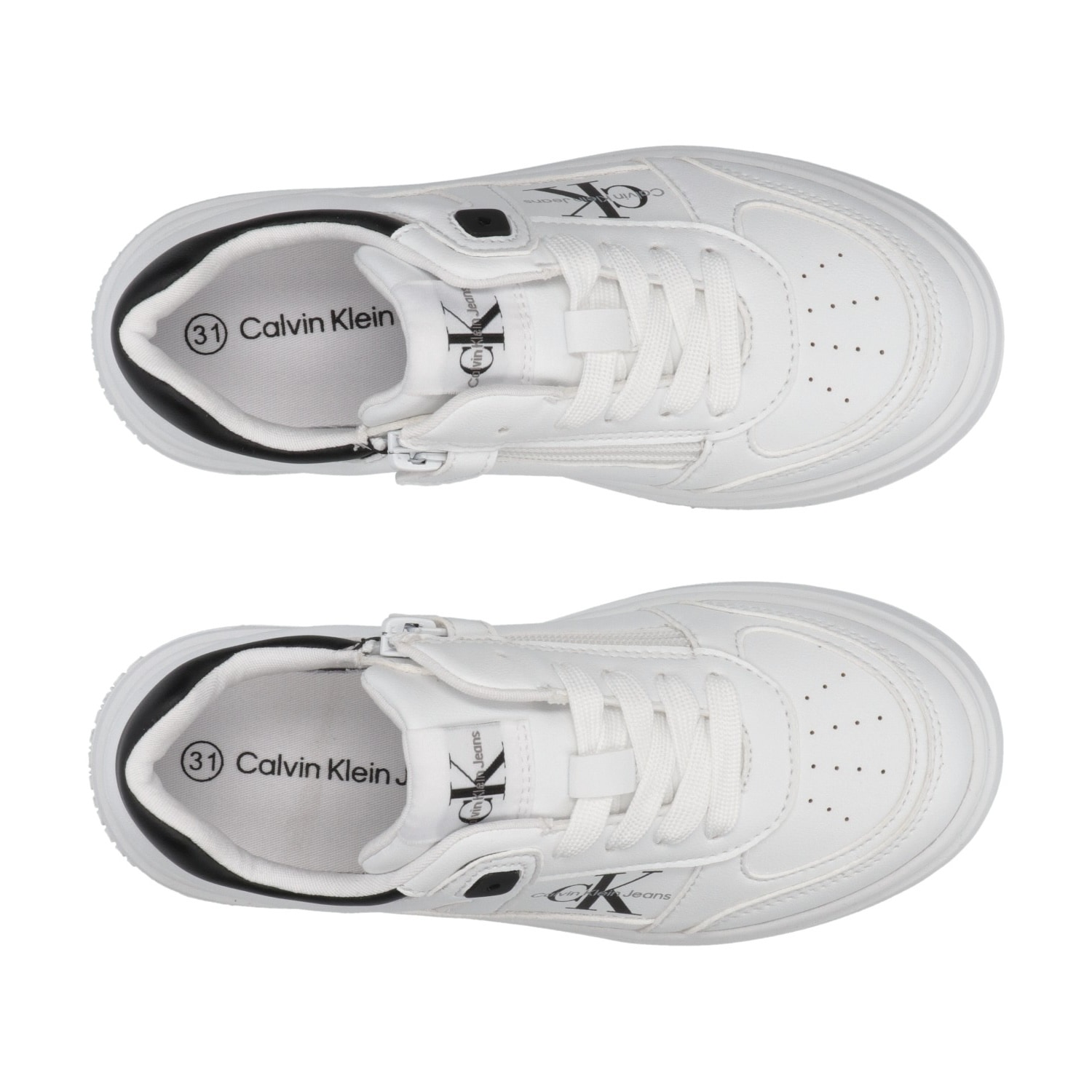 Calvin Klein Jeans Sneaker, Plateausneaker, Schnürschuh aus recycelten Materialien