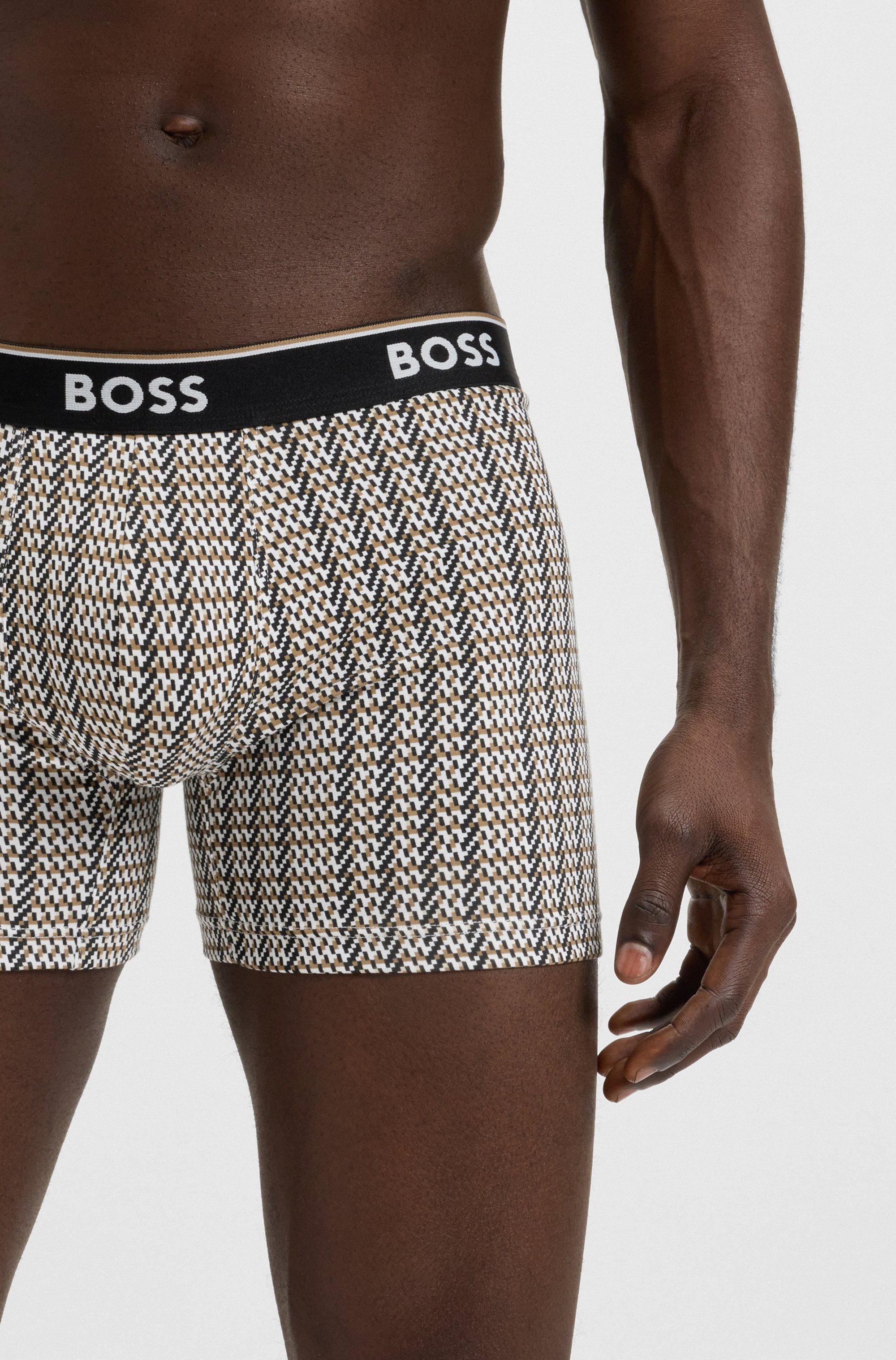 BOSS Boxershorts »BoxerBr 3P Power Des«, (3 St.)