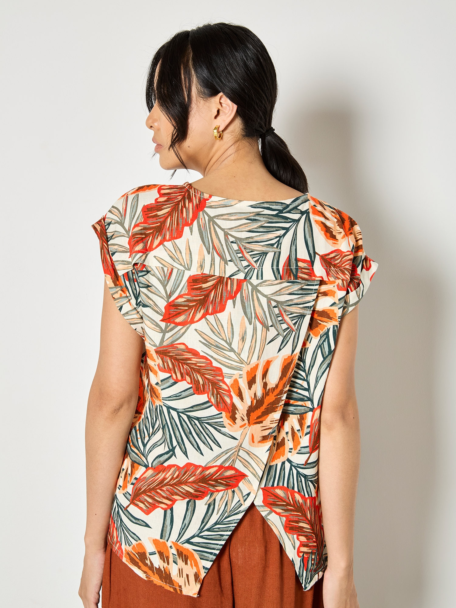 Apricot Stricktop »Top« Druck
